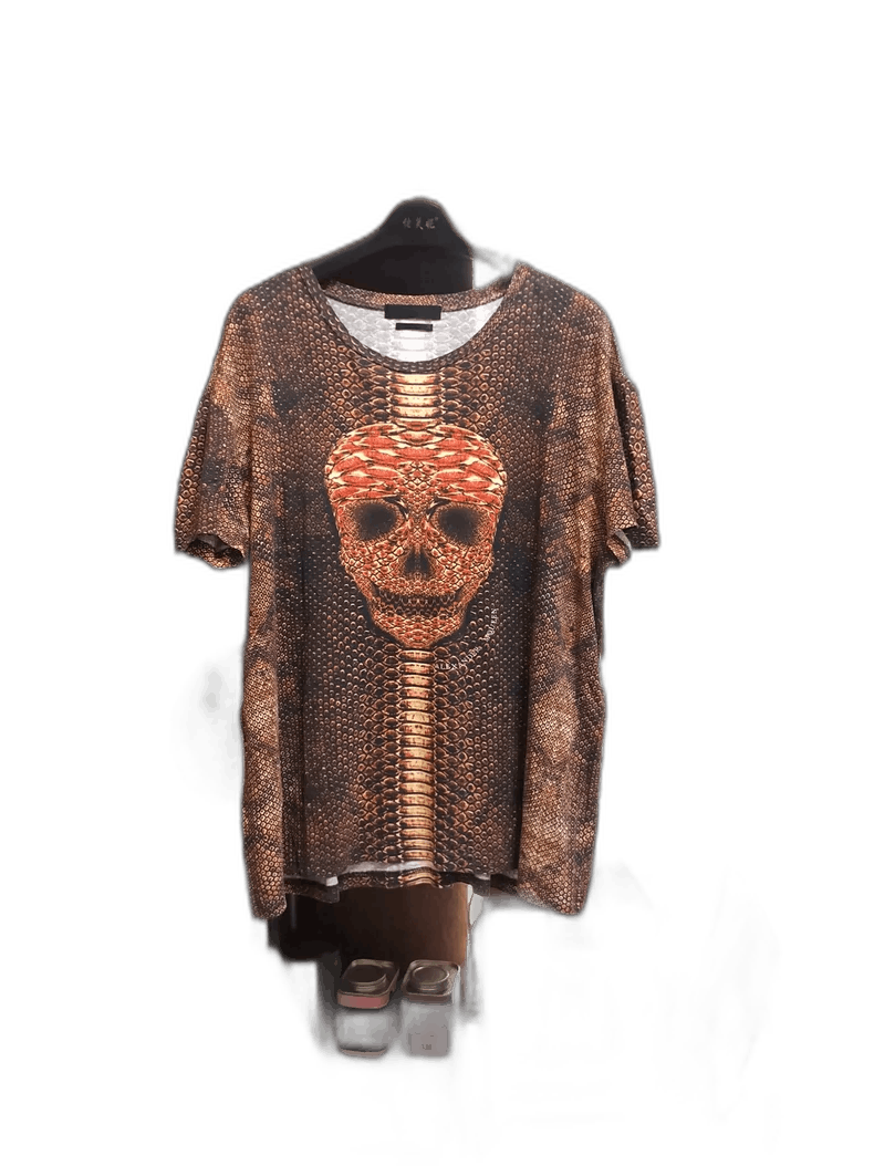 Alexander McQueen McQ Classic Skull Graphic T-Shirt Size US L / EU 52-54 / 3 - 1 Thumbnail
