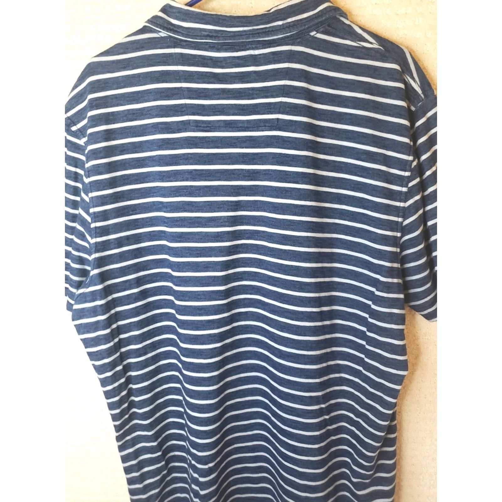 Southern Tide Southern Tide Golf Polo Shirt Mens Regular XL Blue Striped Collared Stretch Size US XL / EU 56 / 4 - 6 Thumbnail
