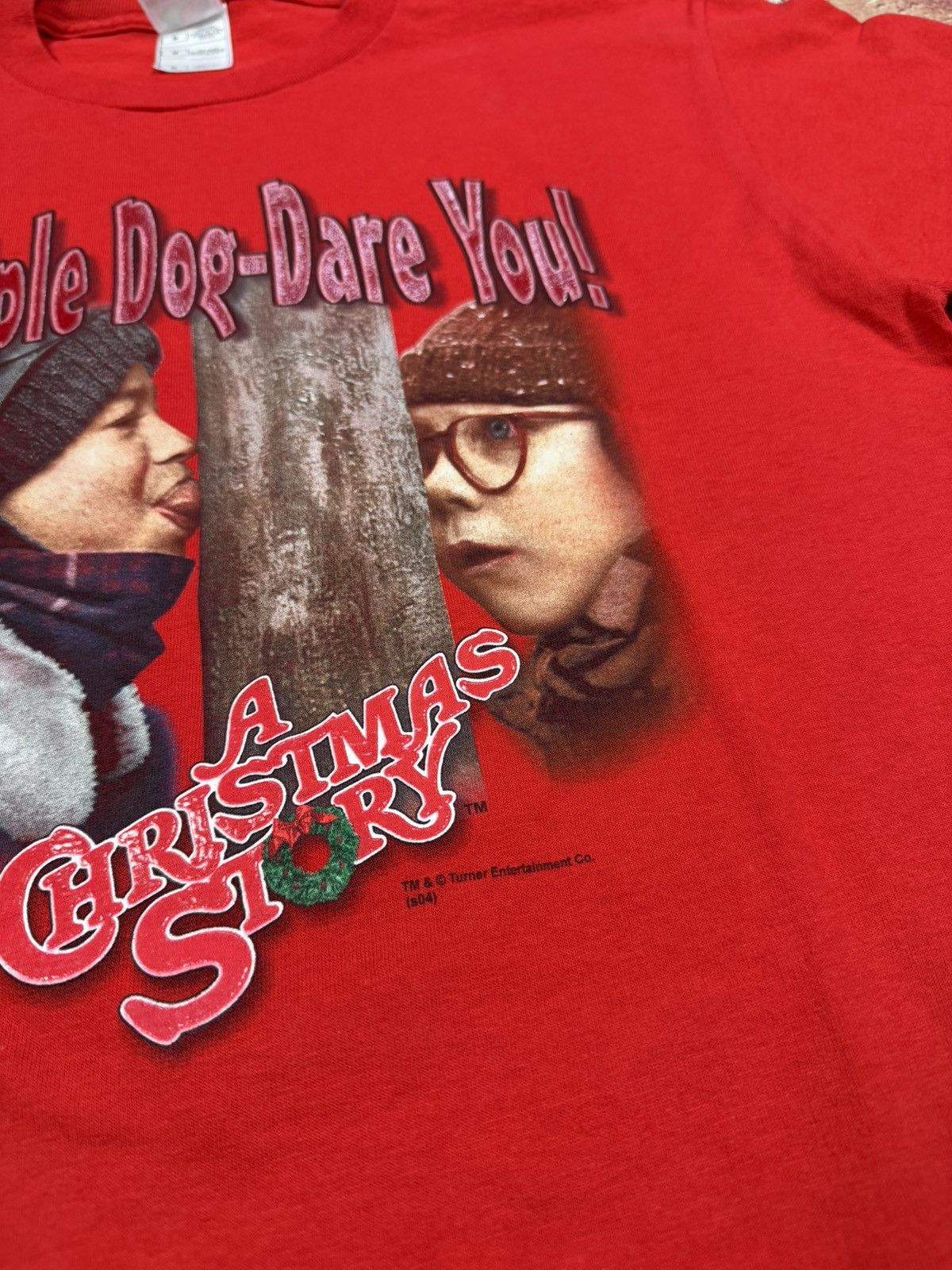 Fruit Of The Loom Vintage A Christmas Story Movie T Shirt Triple Dog Dare You Size US M / EU 48-50 / 2 - 5 Thumbnail