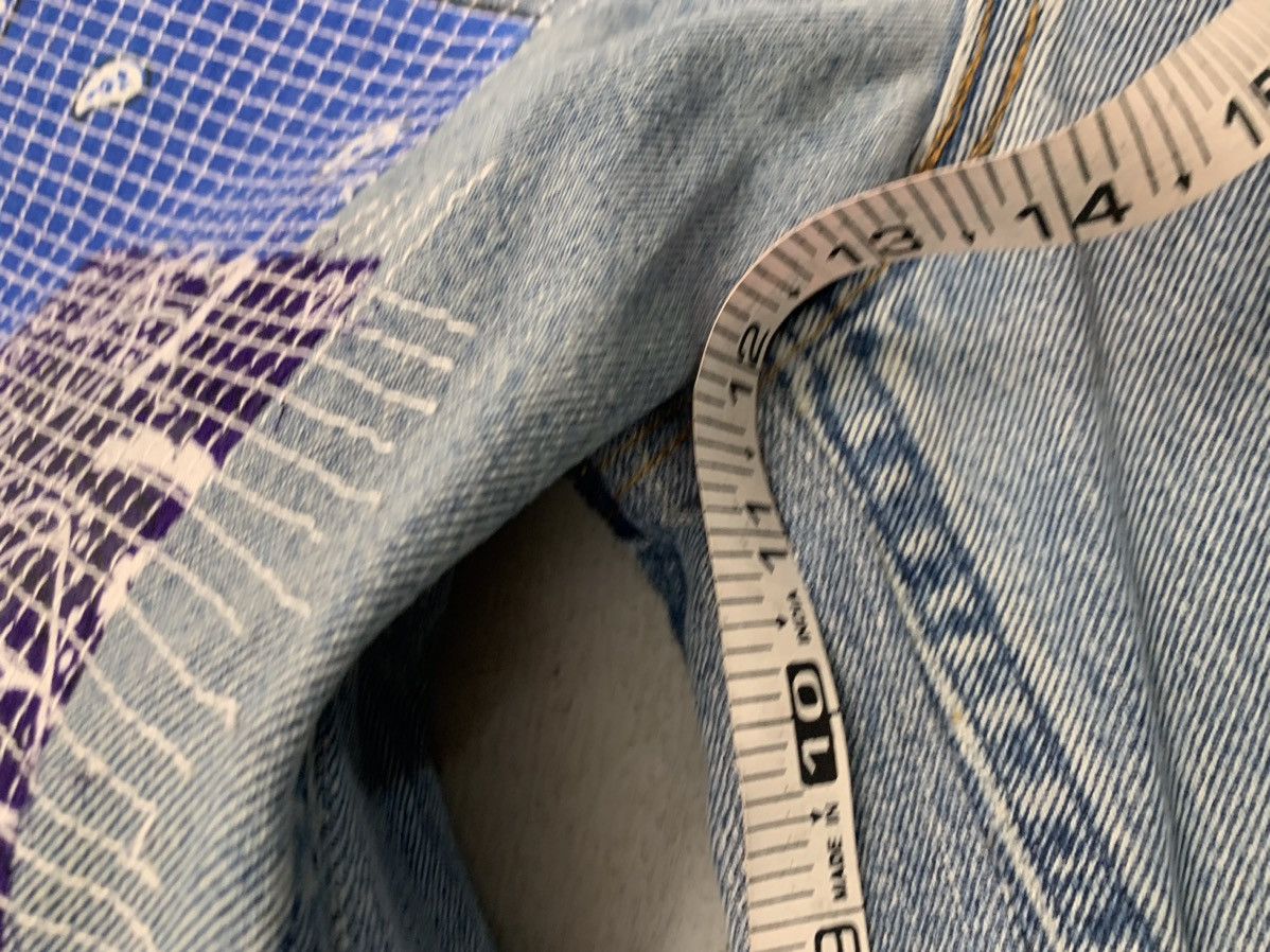 Levi's Vintage upcycled bandana patch denim shirts Size US 30 / EU 46 - 12 Thumbnail