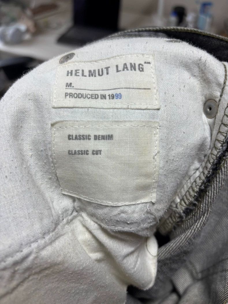 Helmut Lang HELMUT LANG Gray-black original cowboy jeans Size US 33 - 2 Thumbnail