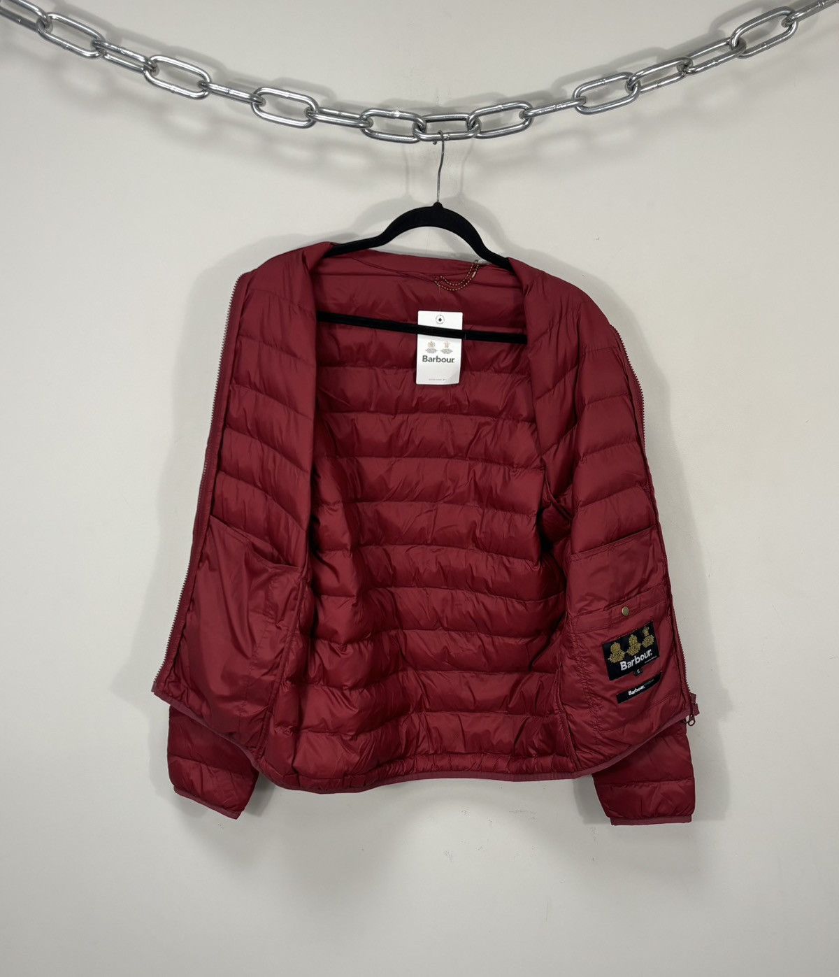 Barbour Barbour Penton Quilted Biking Jacket NWT Men’s Red Fibredown Size US S / EU 44-46 / 1 - 2 Thumbnail