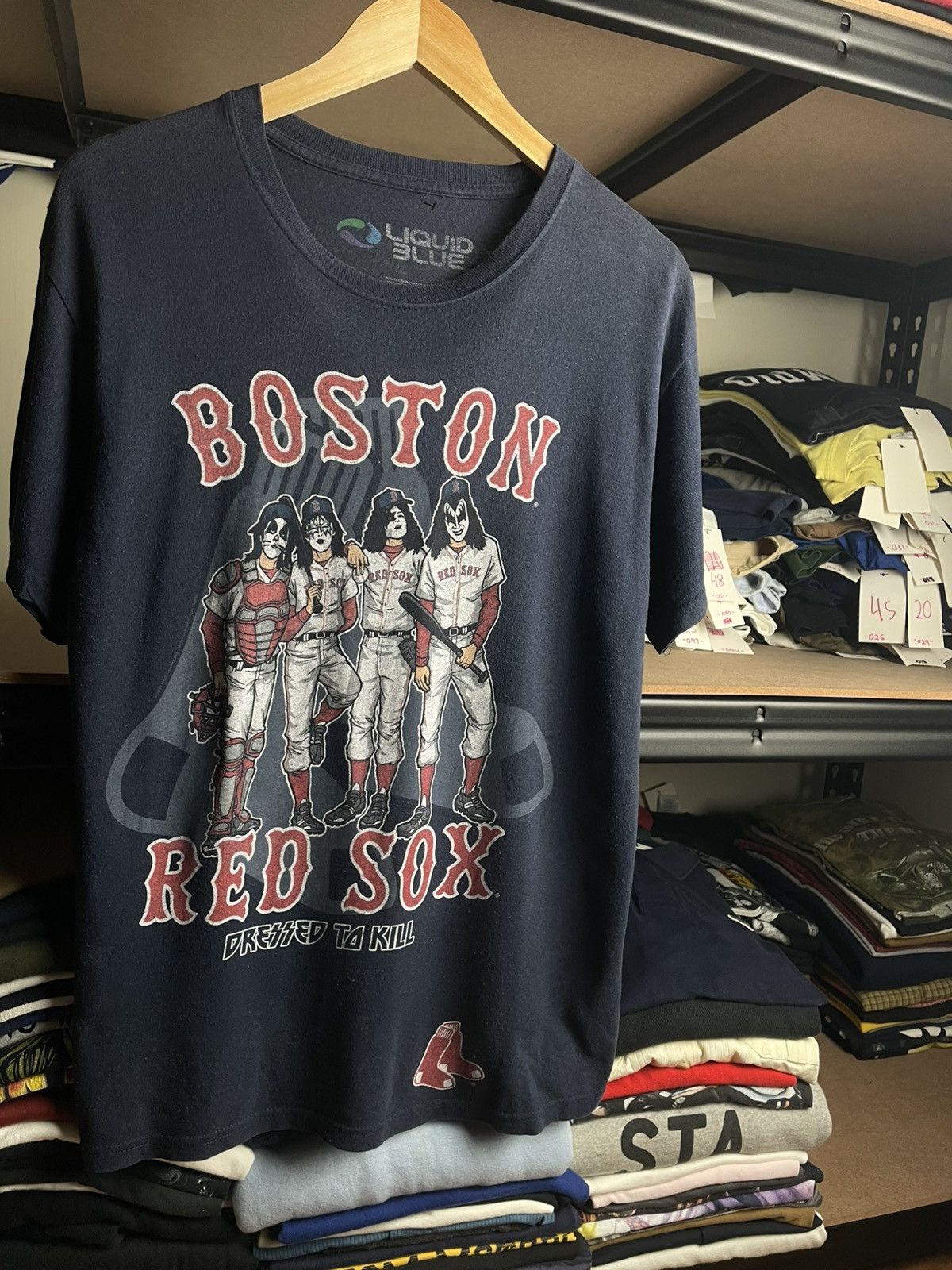 Liquid Blue 2014 Liquid Blue Boston Red Sox ft KISS Band Size US M / EU 48-50 / 2 - 2 Thumbnail
