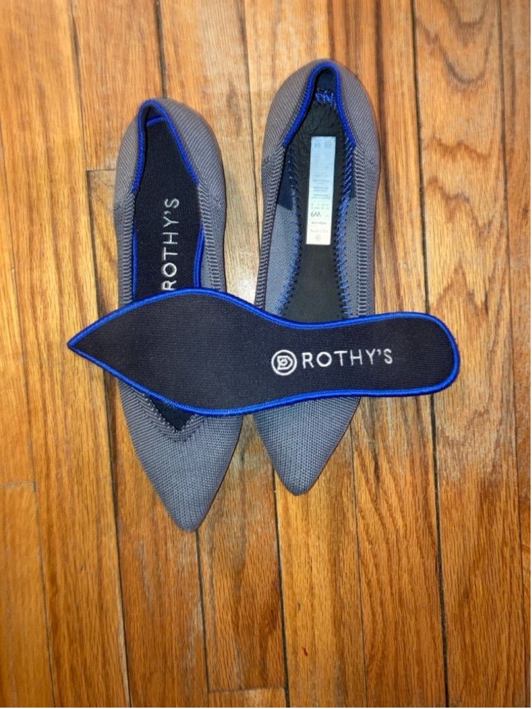 Rothy's Rothy’s The Point II Gray with blue halo size 9 Size US 9 / IT 39 - 1 Thumbnail