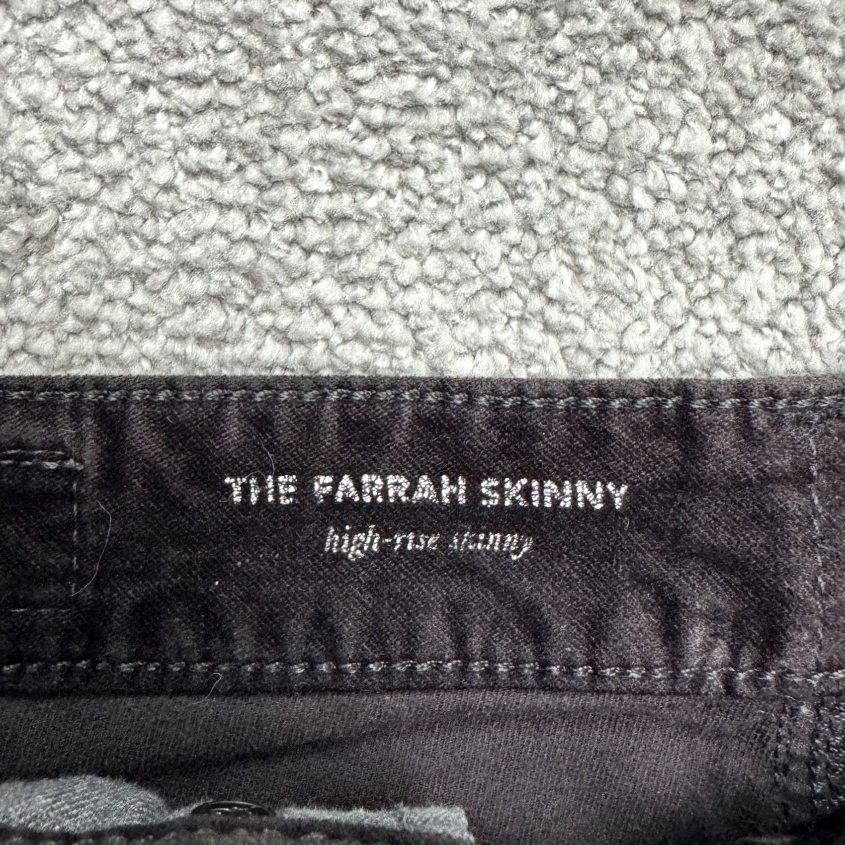 Vintage AG Adriano Goldschmied Farrah Skinny Velveteen Pants Womens 26R Brown High Rise Slim Jeans Pant Shoes? Size 26" / US 2 / IT 38 - 7 Thumbnail