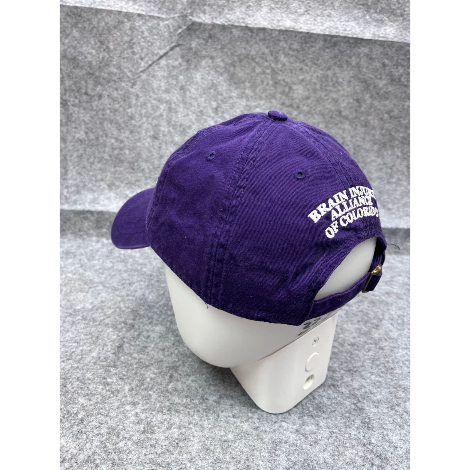 Vintage Cap America Golf Hat Cap Adjustable Purple Cotton Fundraiser - One Size Unisex Adults - Twill Beanie/Cap for Casual Wear & Logo Theme Size ONE SIZE - 5 Thumbnail