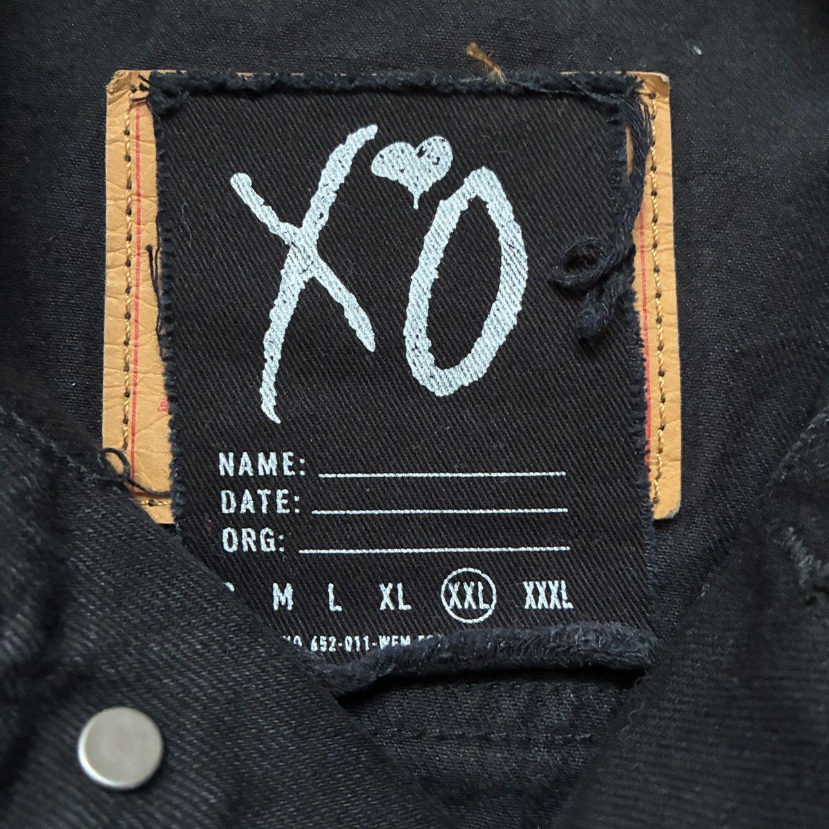 Levi's × The Weeknd The Weeknd XO Levis Party Monster Denim Jacket Size US XXL / EU 58 / 5 - 5 Thumbnail