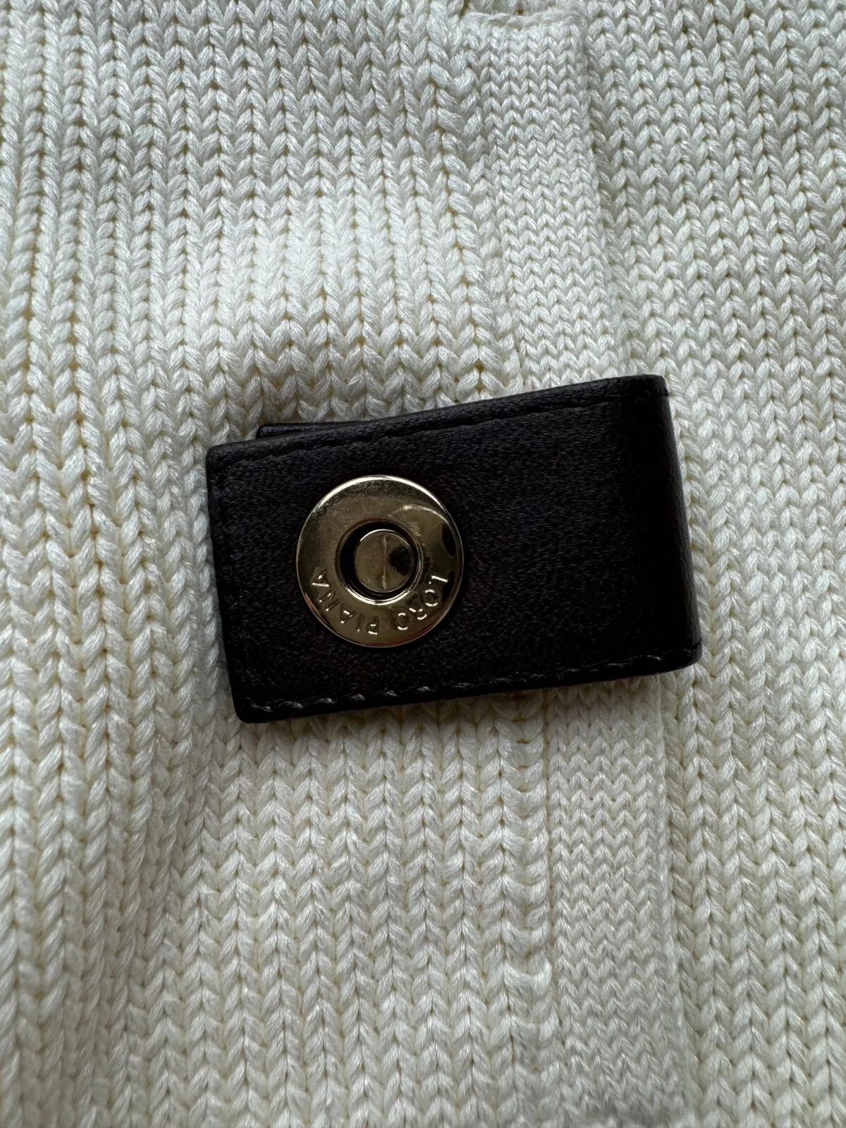 Loro Piana Loro Piana Knit Silk Sweater With Leather Inserts Size US M / EU 48-50 / 2 - 12 Thumbnail