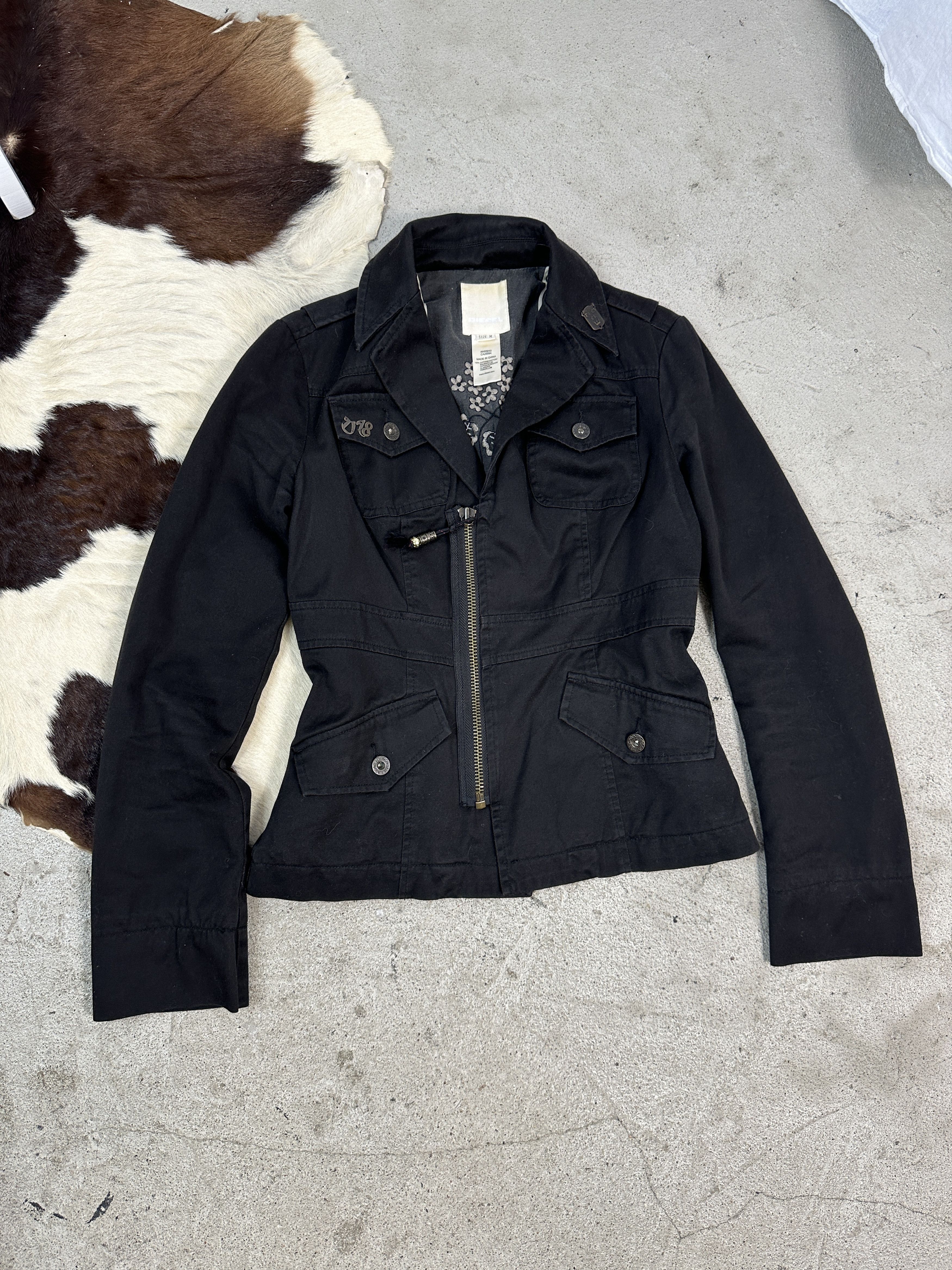 Diesel × Vintage Vintage Diesel Asymmetrical Zip Woman's Jacket Size M / US 6-8 / IT 42-44 - 1 Thumbnail