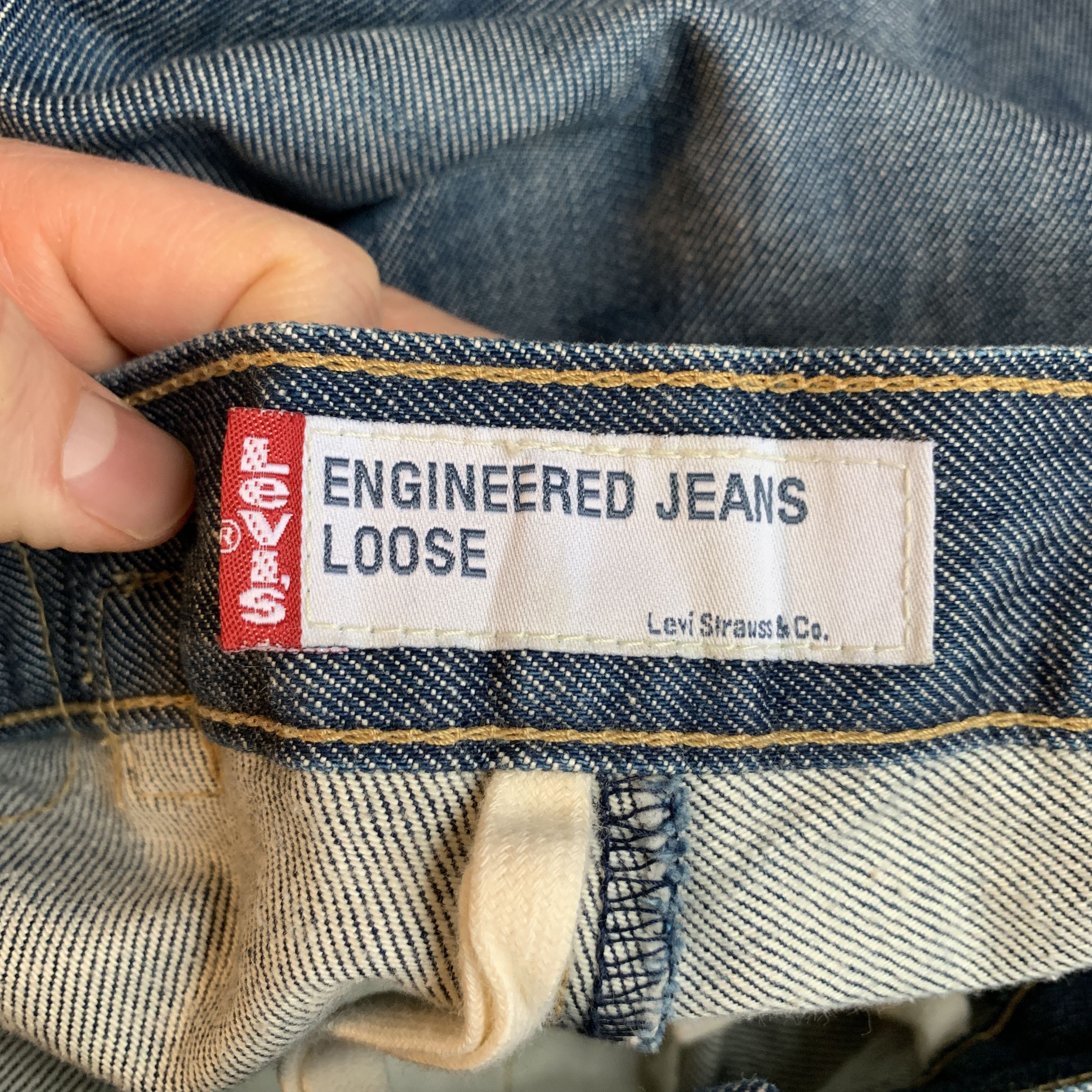 Levi's Engineered 00's Loose Denim Jeans Size US 28 / EU 44 - 8 Thumbnail