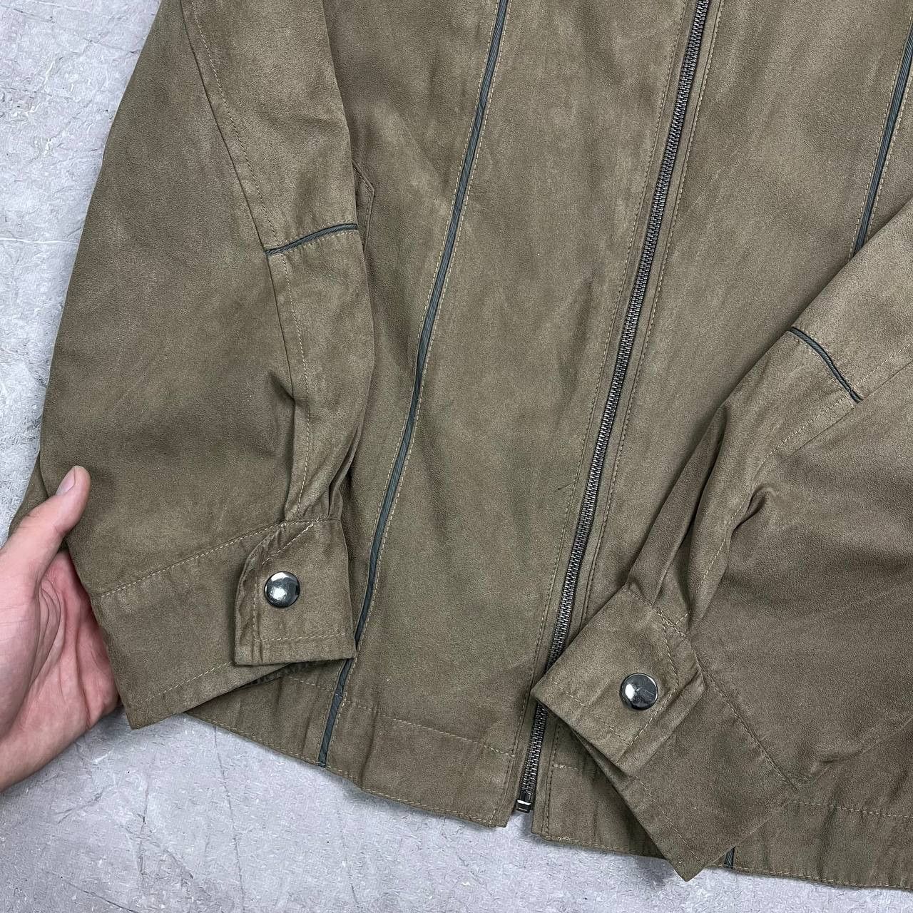 Japanese Brand Vitnage Y2K Avant Gard Leather Jacket Opium Rare 90s Casual Size US XXL / EU 58 / 5 - 16 Thumbnail