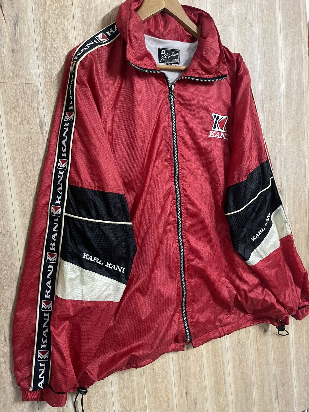 Karl Kani × Vintage Vintage Karl Kani Light Jacket XL Streetwear Spell out Size US XL / EU 56 / 4 - 5 Thumbnail