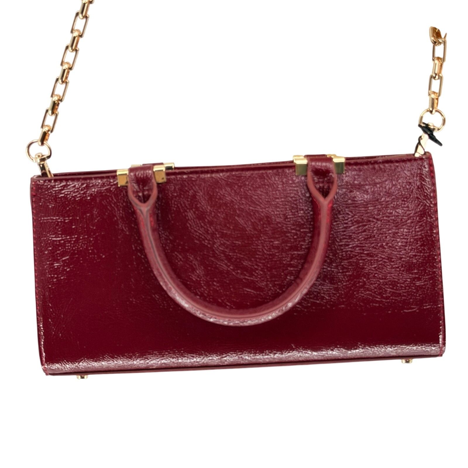 Zara Zara Textured Burgundy Red Handbag Ref 6813/410 NWOT Size ONE SIZE - 11 Thumbnail