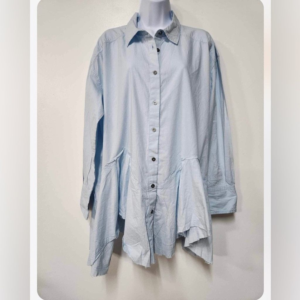 Free People Free People Freya Poplin Tunic Size XS. B18 Size XS / US 0-2 / IT 36-38 - 3 Thumbnail