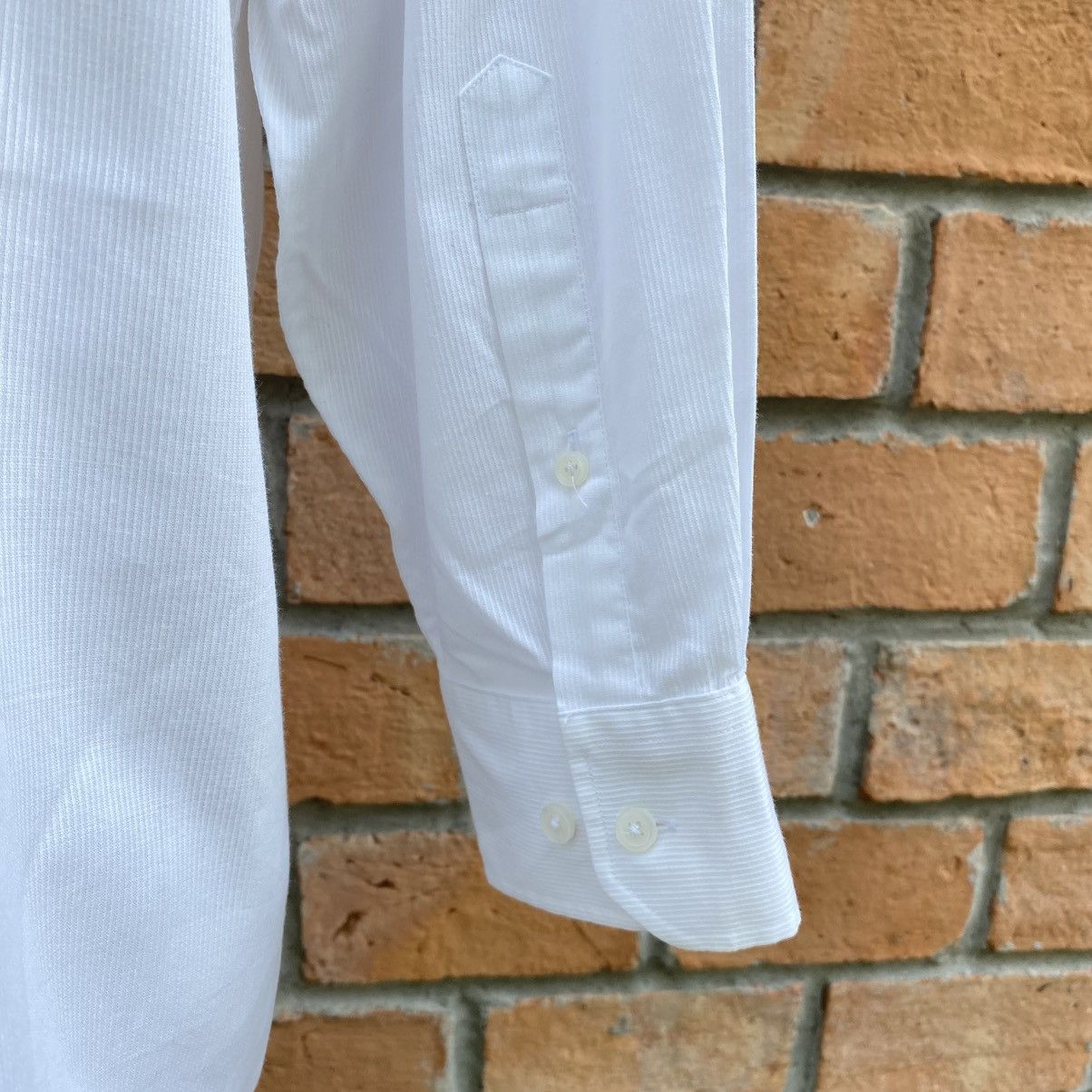 Givenchy GIVENCHY White Long Sleeve Button-Up Shirt Size US XL / EU 56 / 4 - 12 Thumbnail
