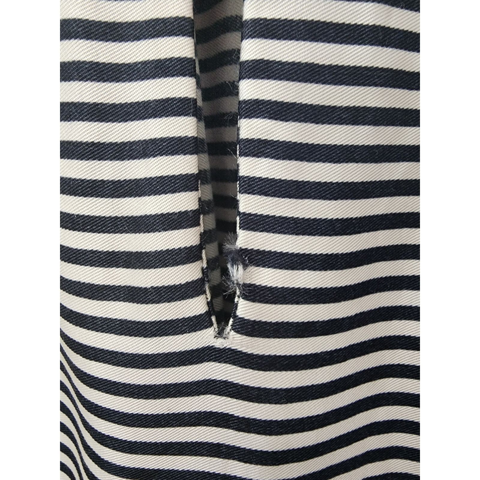 Lands' End Canvas by Lands End Black Stripe Blouse Womens 4 Size S / US 4 / IT 40 - 3 Thumbnail