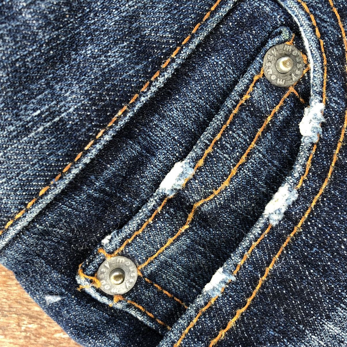 MOUSSY Thrashed Faded Moussy Rare Denim ERD GRUNGE Short Pants Size 28" / US 6 / IT 42 - 7 Thumbnail