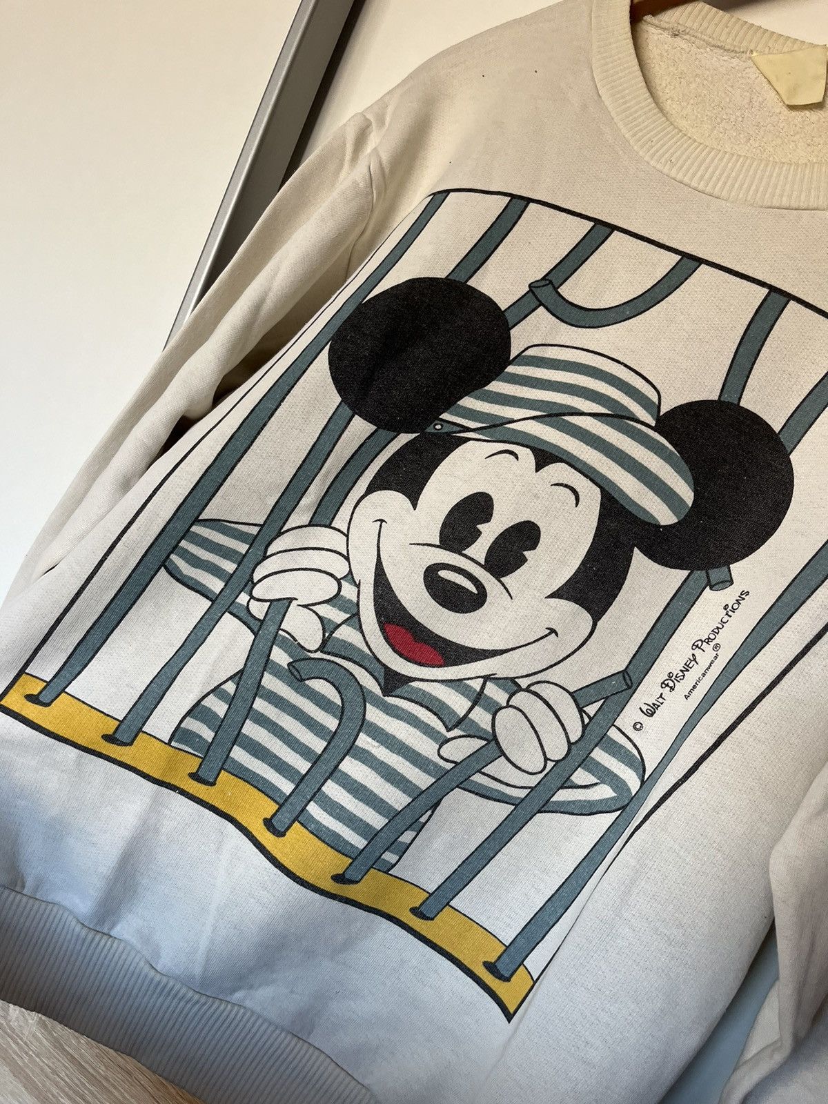 Disney × Vintage Vintage 70’s Walt Disney Mickey Mouse Prisoner Front / Back Size US M / EU 48-50 / 2 - 3 Thumbnail