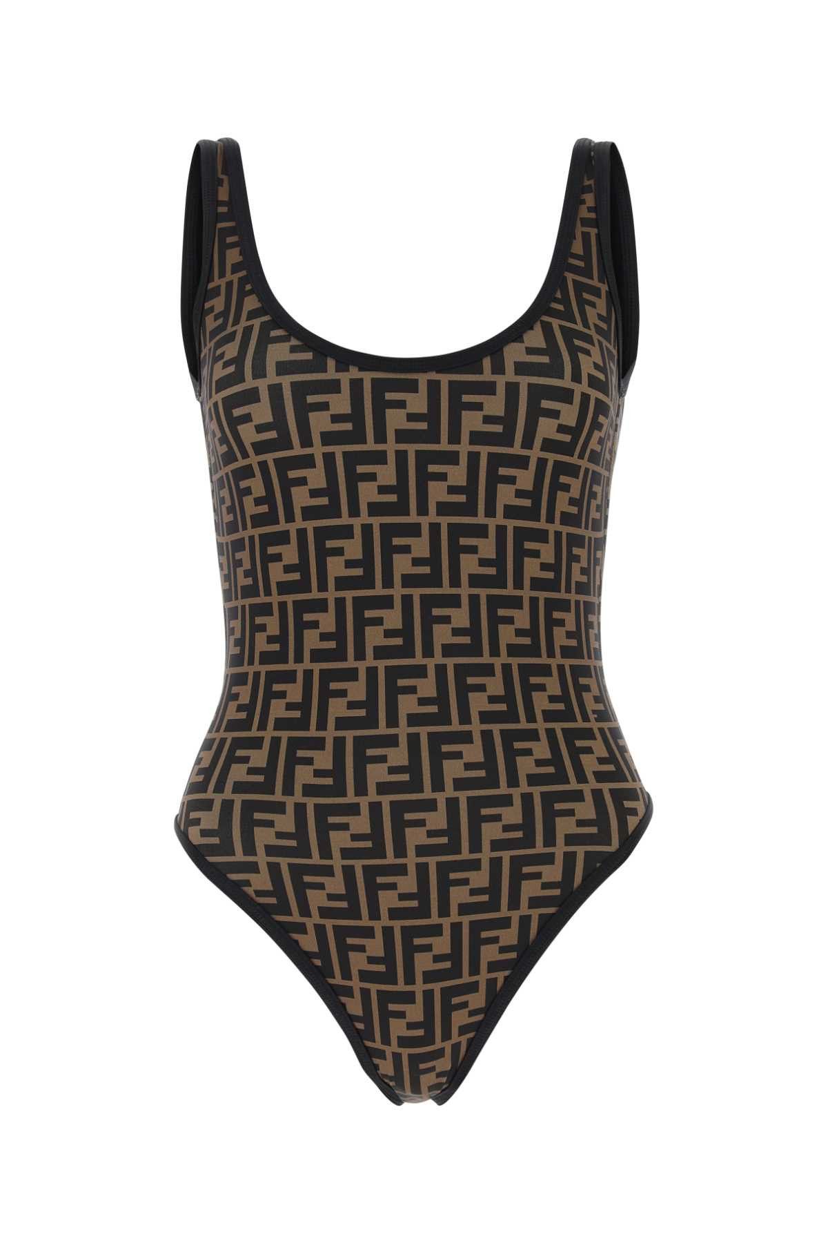 Fendi Printed Stretch Nylon Swimsuit | Grailed