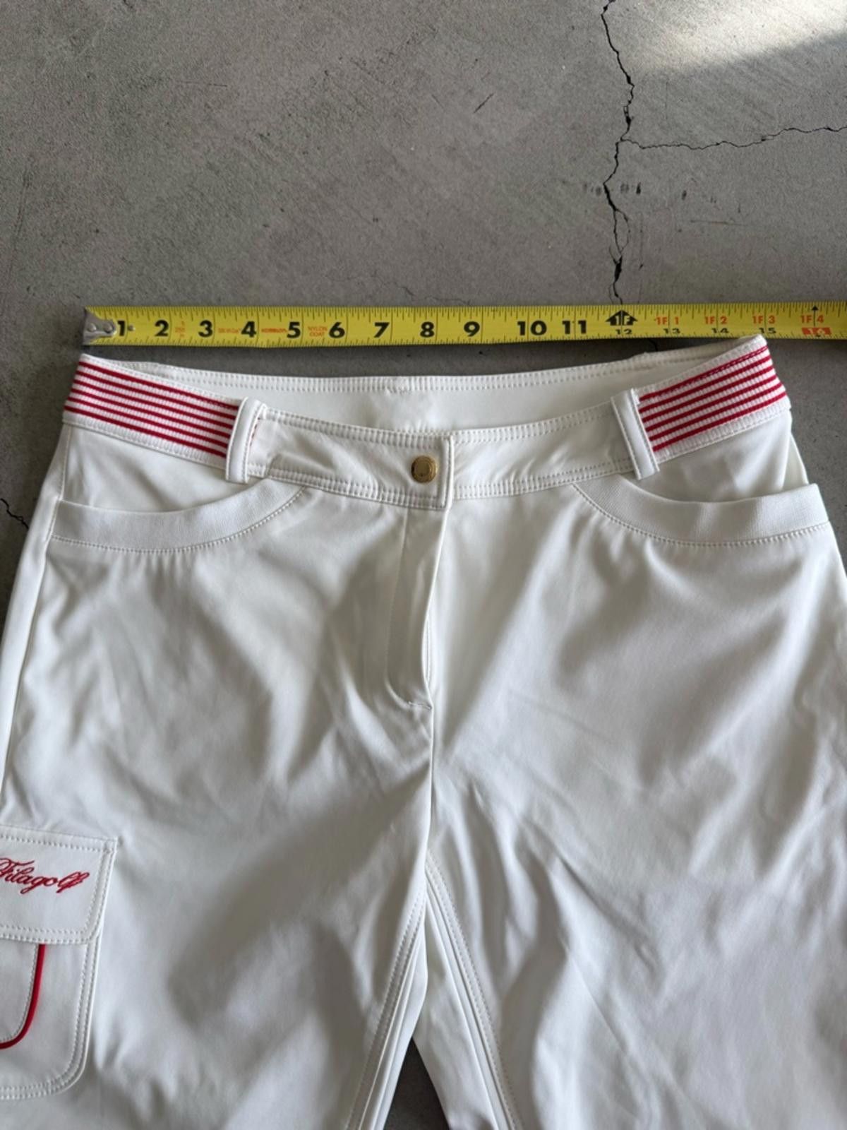 Fila Fila / Women’s Golf Pants / Ivory Red Size 28" / US 6 / IT 42 - 6 Thumbnail