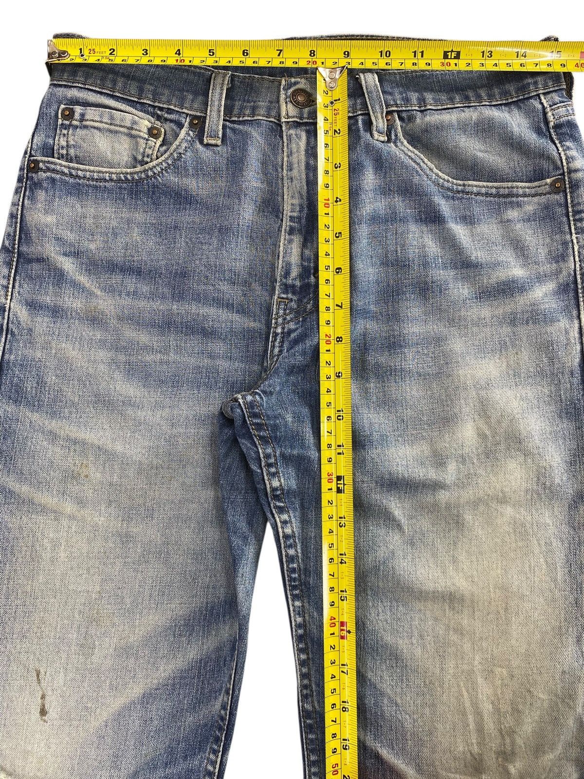 Levi's Levi’s_ Mud Wash Whiskered Style Straight Leg Jeans Size US 30 / EU 46 - 6 Thumbnail
