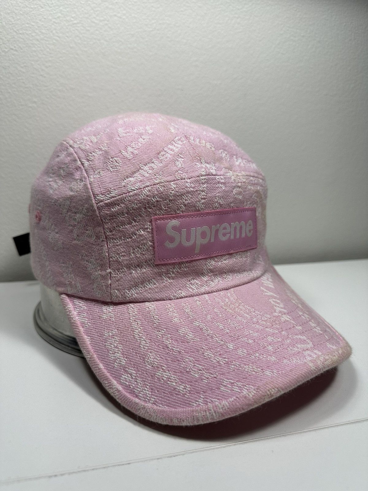 Supreme Supreme Circles Jacquard Denim Camp Cap Hat Size ONE SIZE - 3 Thumbnail