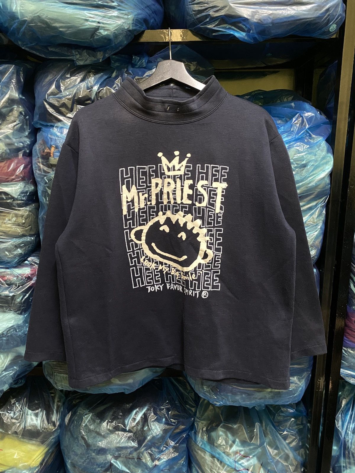 Vintage Perky Girl Japan Vintage Navy Graphic Sweatshirt – Tokyo Size US M / EU 48-50 / 2 - 1 Thumbnail