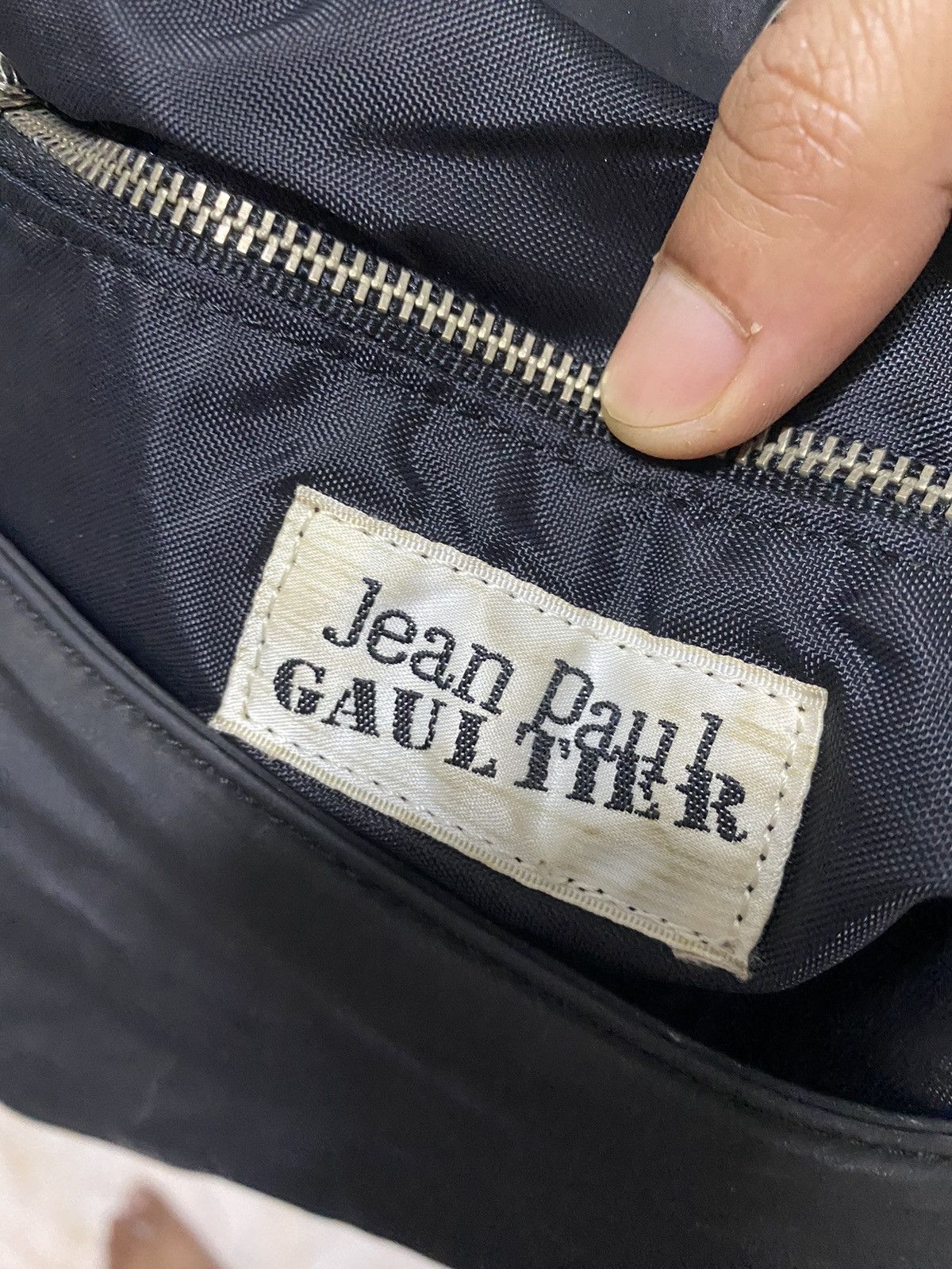 JPG Dragon Embossed Nylon Sling Bag