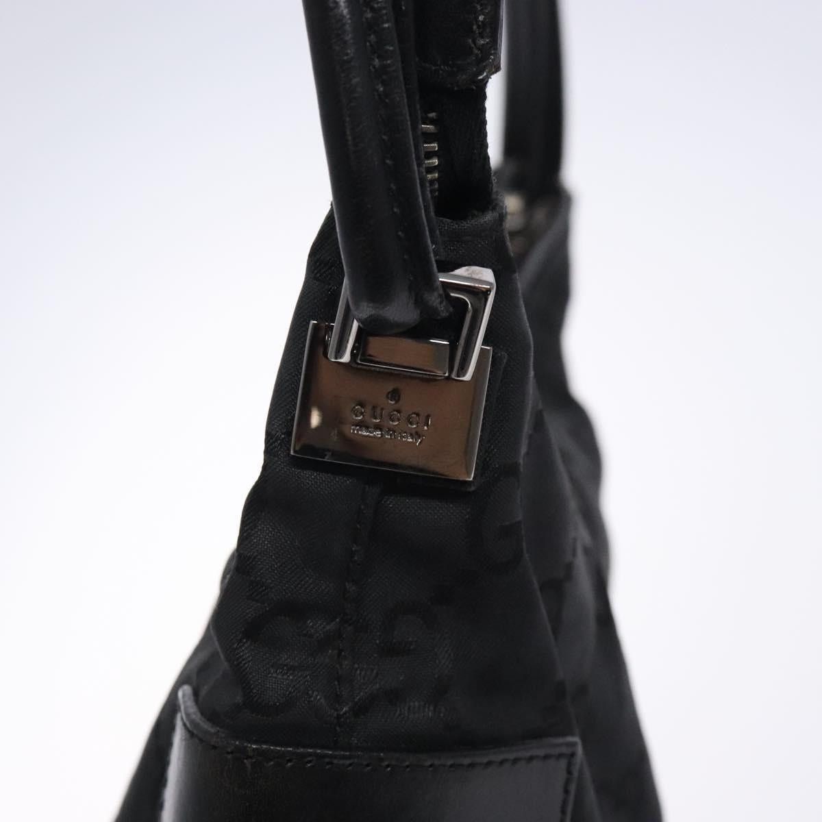 Gucci GUCCI GG Canvas Shoulder Bag Nylon Black Silver 001 001 Size ONE SIZE - 14 Thumbnail