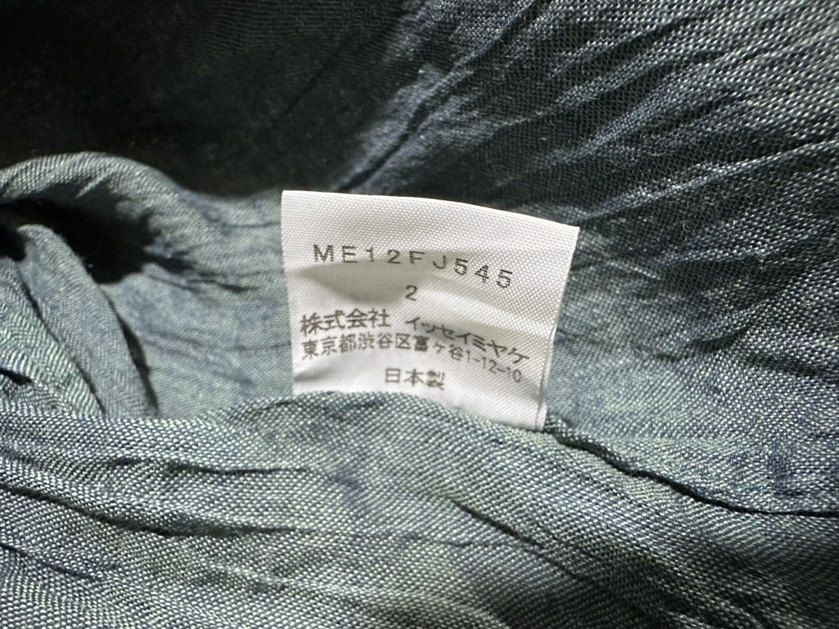 Issey Miyake 🔥Vintage Issey Miyake Men Shirt Pleats Wrinkled Iridescent Size US XL / EU 56 / 4 - 10 Thumbnail
