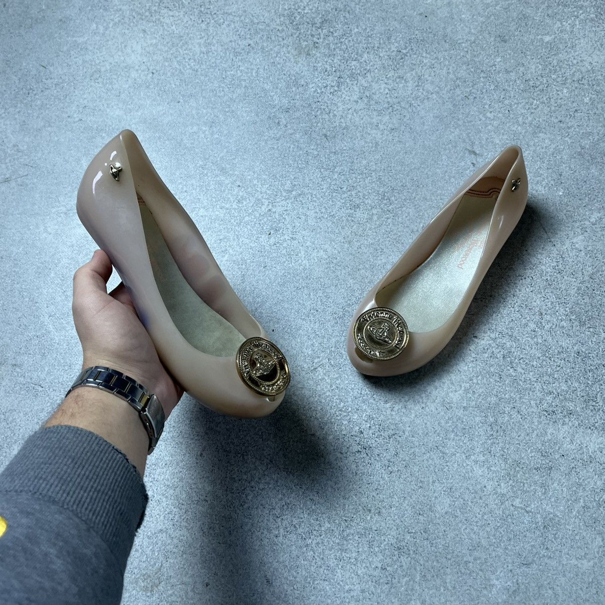 Vivienne Westwood Vivienne Westwood Melisa Anglomania Balet Orb Flats Size US 7 / IT 37 - 1 Thumbnail
