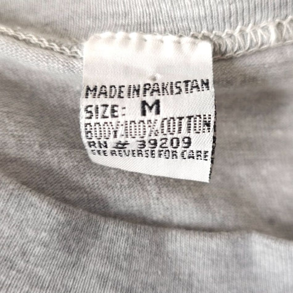 Vintage VINTAGE Mini Marathon T Shirt Mens Size Medium 90s Union Texas Pakistan Karachi Gray Cotton Crew Neck Short Sleeve Graphic Tee Size US M / EU 48-50 / 2 - 6 Thumbnail