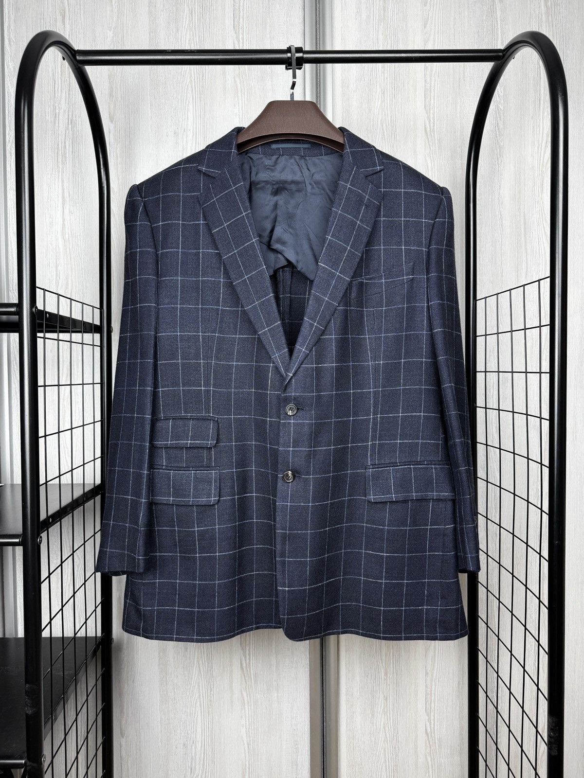Chester Barrie Chester Barrie Savile Row Wool Silk Linen unlined blazer Size 44R - 1 Thumbnail