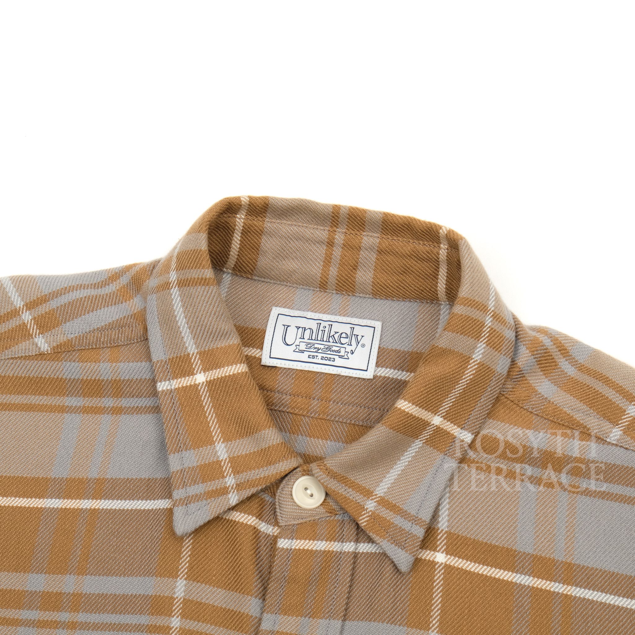 トップス Unlikely Elbow Patch Flannel Work Shirts EB662CF2-E597-4FCF-B6B5-