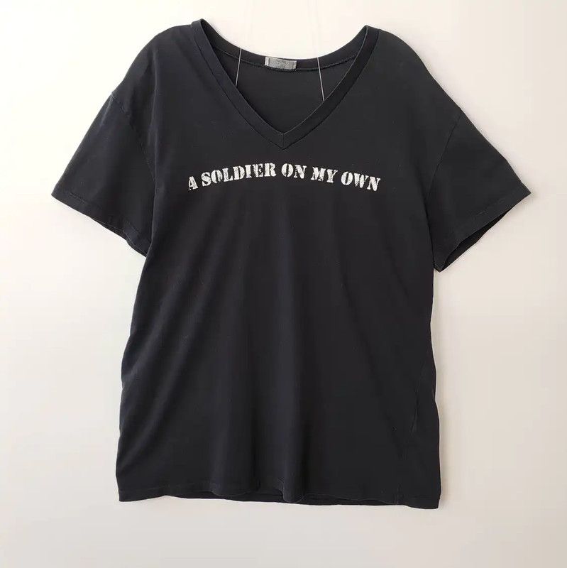 Dior Dior Black Cotton Men's T-Shirt 0089 Size US L / EU 52-54 / 3 - 1 Thumbnail