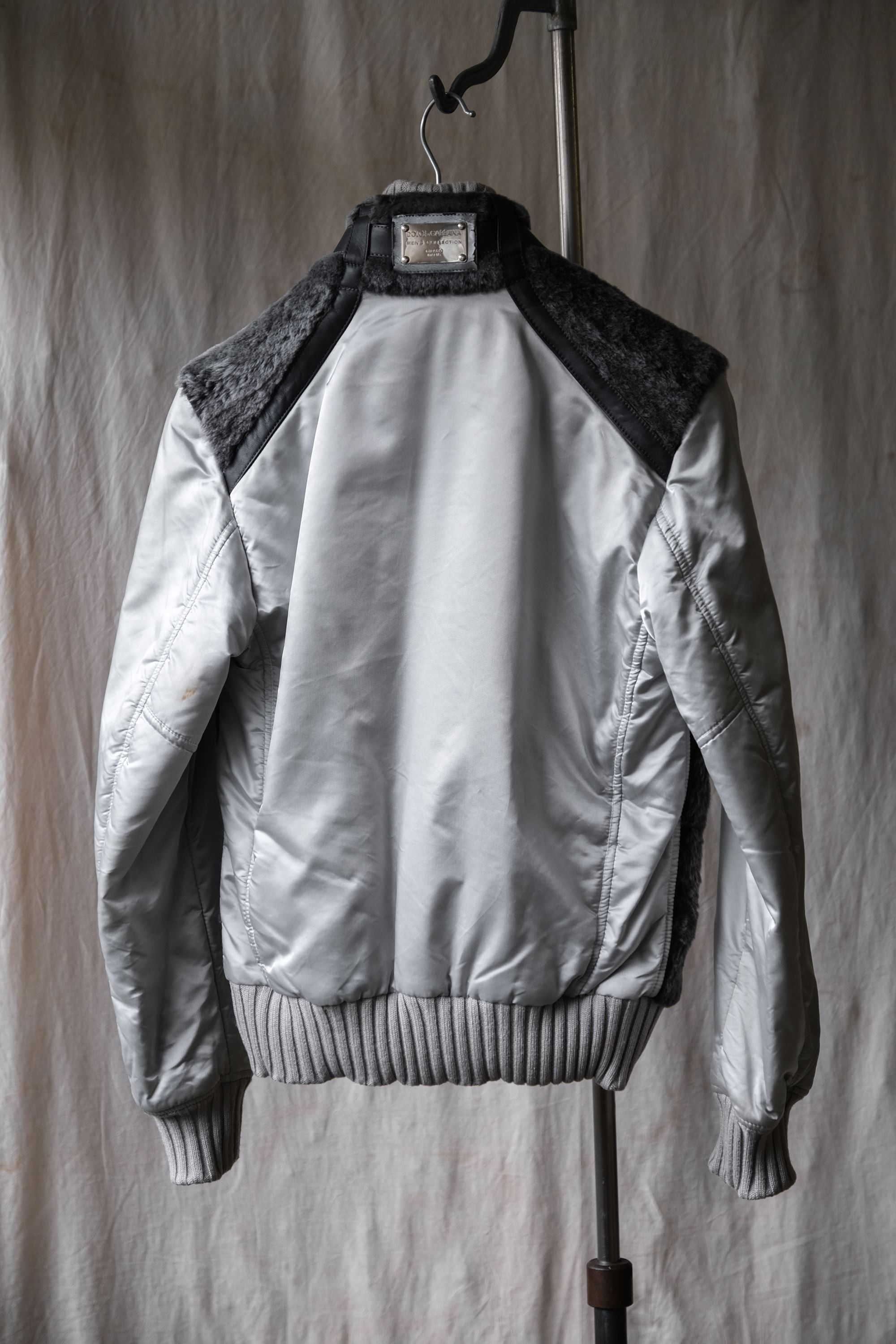 Dolce & Gabbana Dolce & Gabbana 07F/W Wool Fur Patch Nylon Jacket Size US S / EU 44-46 / 1 - 6 Thumbnail