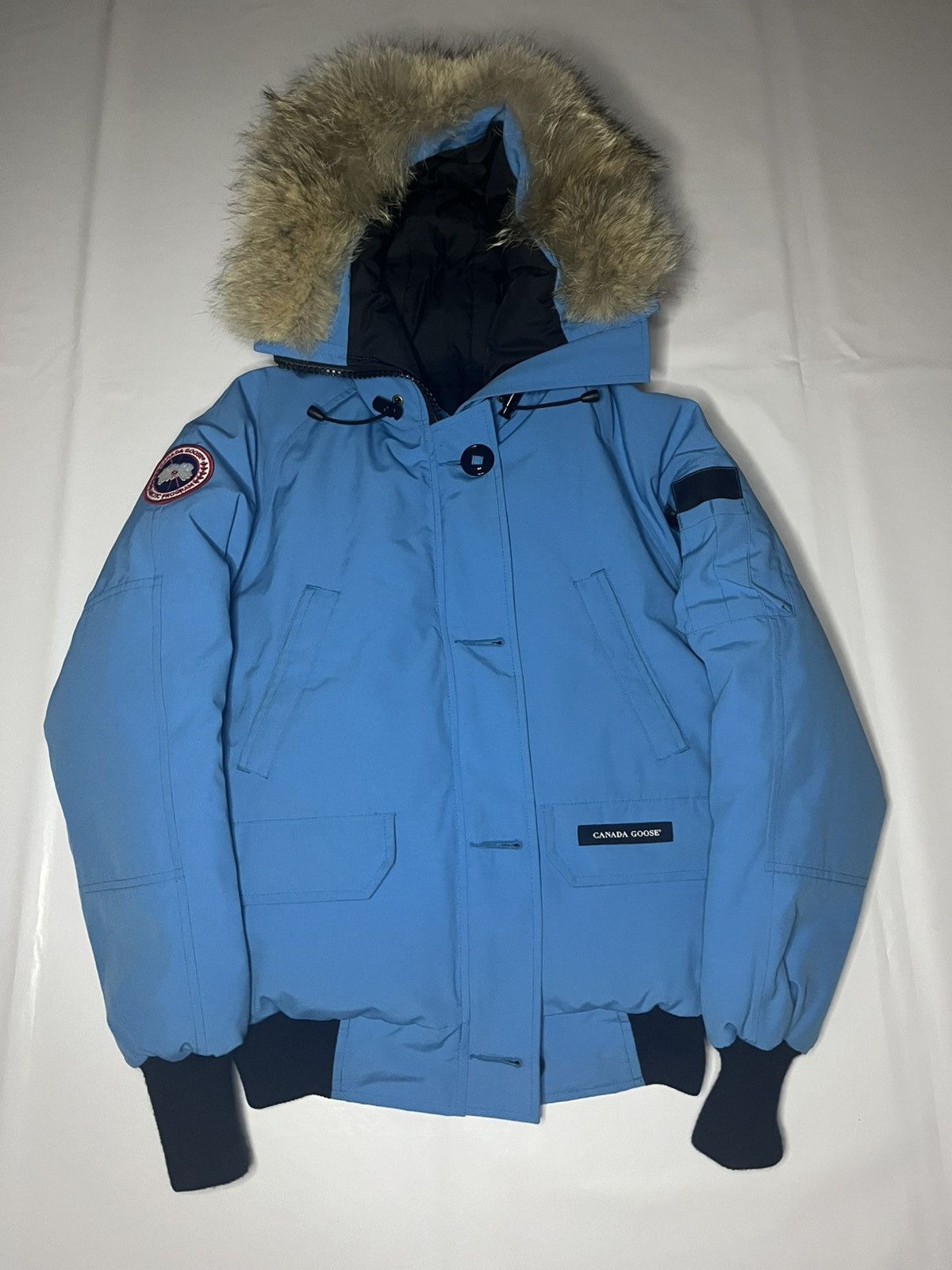 Canada Goose Canada Goose Chilliwack Bomber Blue Arctic Program Fur Hood Size US S / EU 44-46 / 1 - 2 Thumbnail