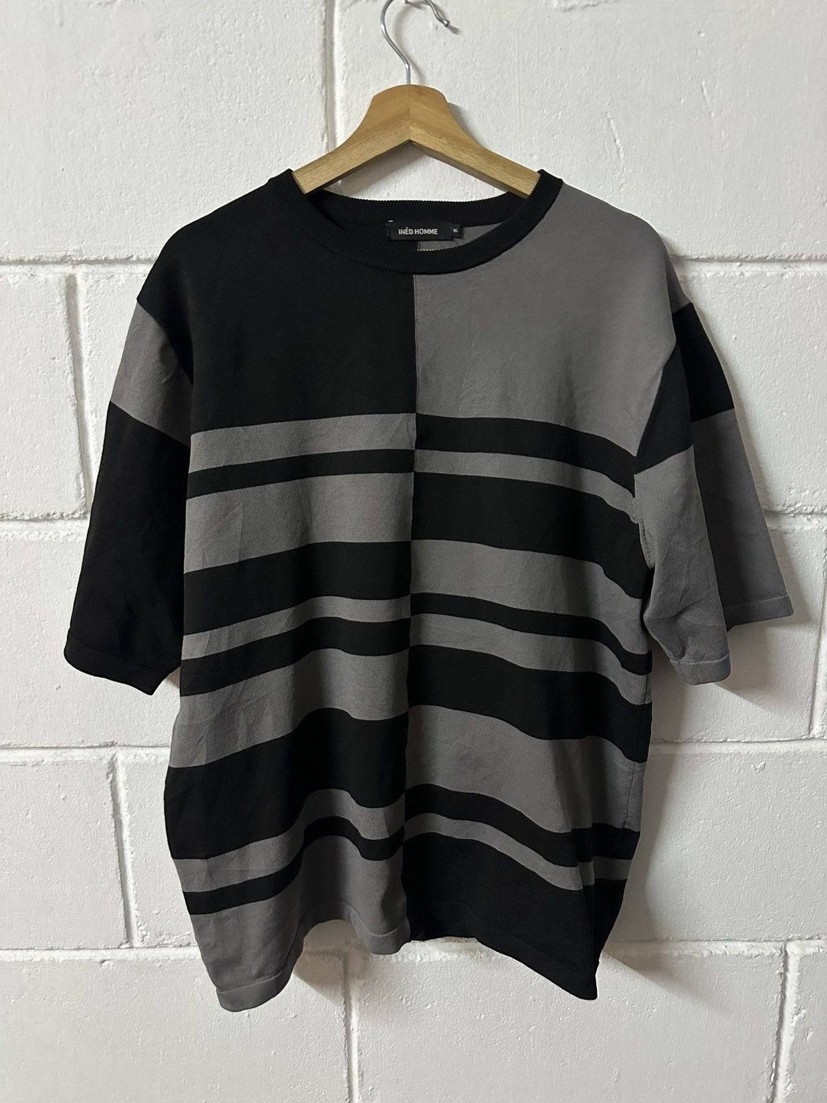 Yohji Yamamoto INÉD Homme Mens By Yohji Yamamoto Block Oversized Tee Size US L / EU 52-54 / 3 - 1 Thumbnail