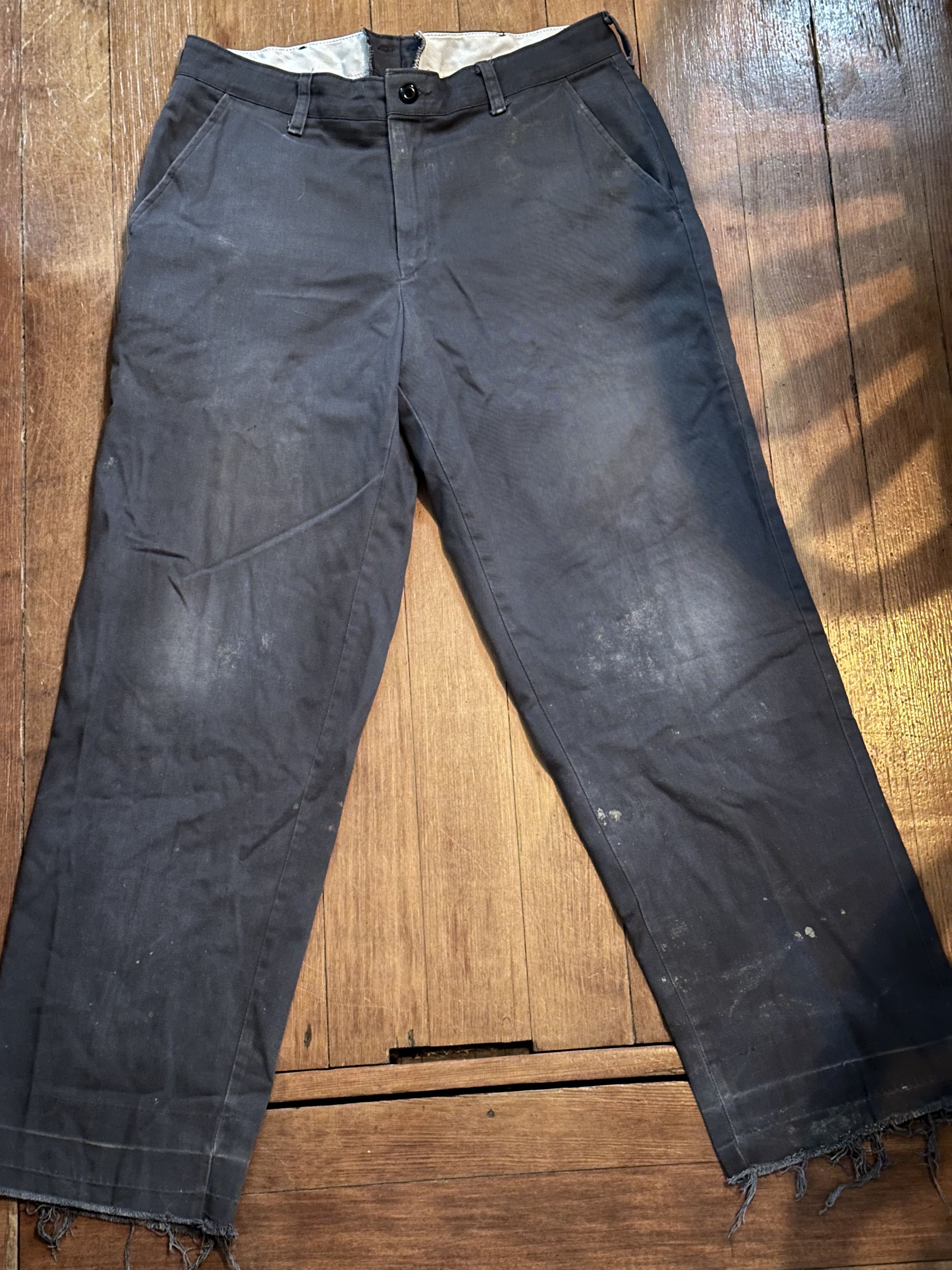 Thrashed vintage Red Kap distressed mechanic work pants