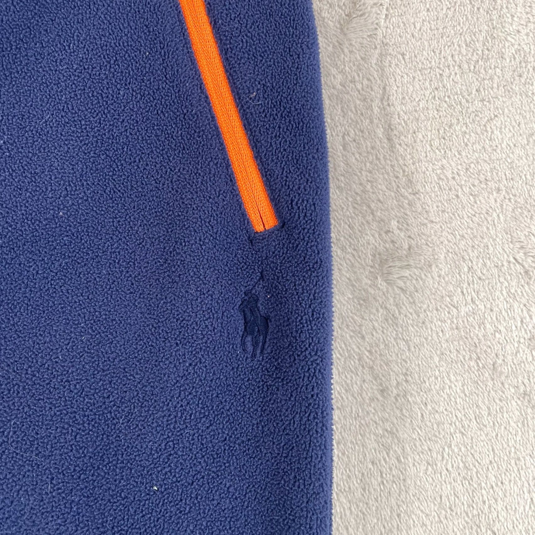 Polo Ralph Lauren Polo Ralph Lauren Fleece Jogger Pants Men Medium Navy Tapered Leg Contrast Zip Size US S / EU 44-46 / 1 - 4 Thumbnail