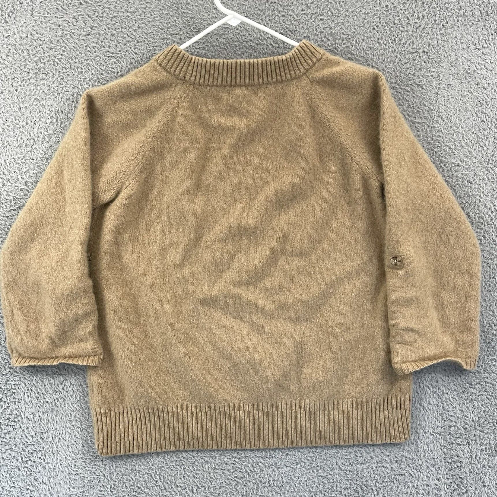 Banana Republic VINTAGE Banana Republic Sweater Womens L Mojave Cashmere Ribbed Roll Sleeve Pullover Size L / US 10 / IT 46 - 7 Thumbnail
