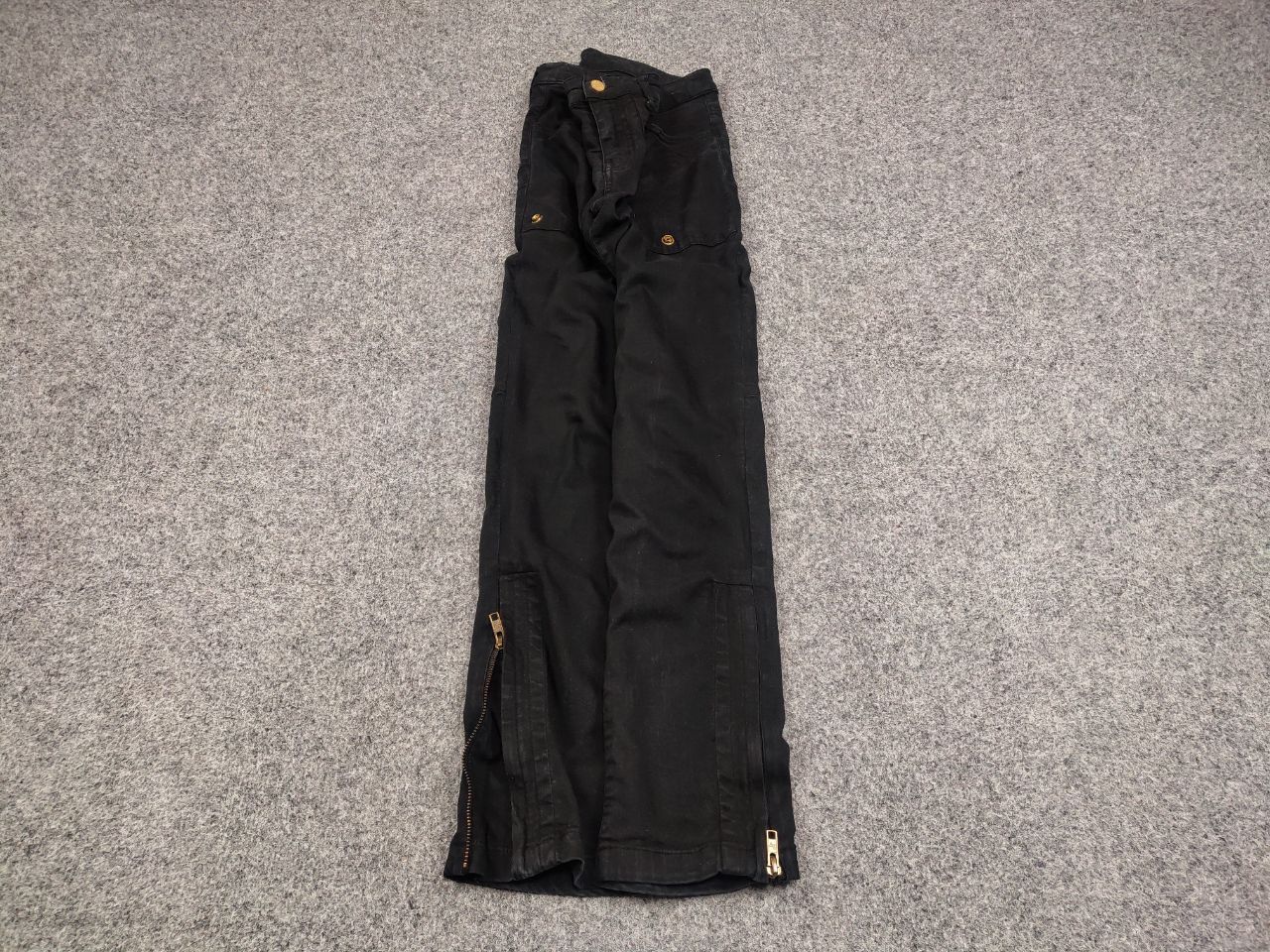 Zadig & Voltaire Zadig & Voltaire designer Black Denim Jeans straight fit Size 29" - 2 Thumbnail