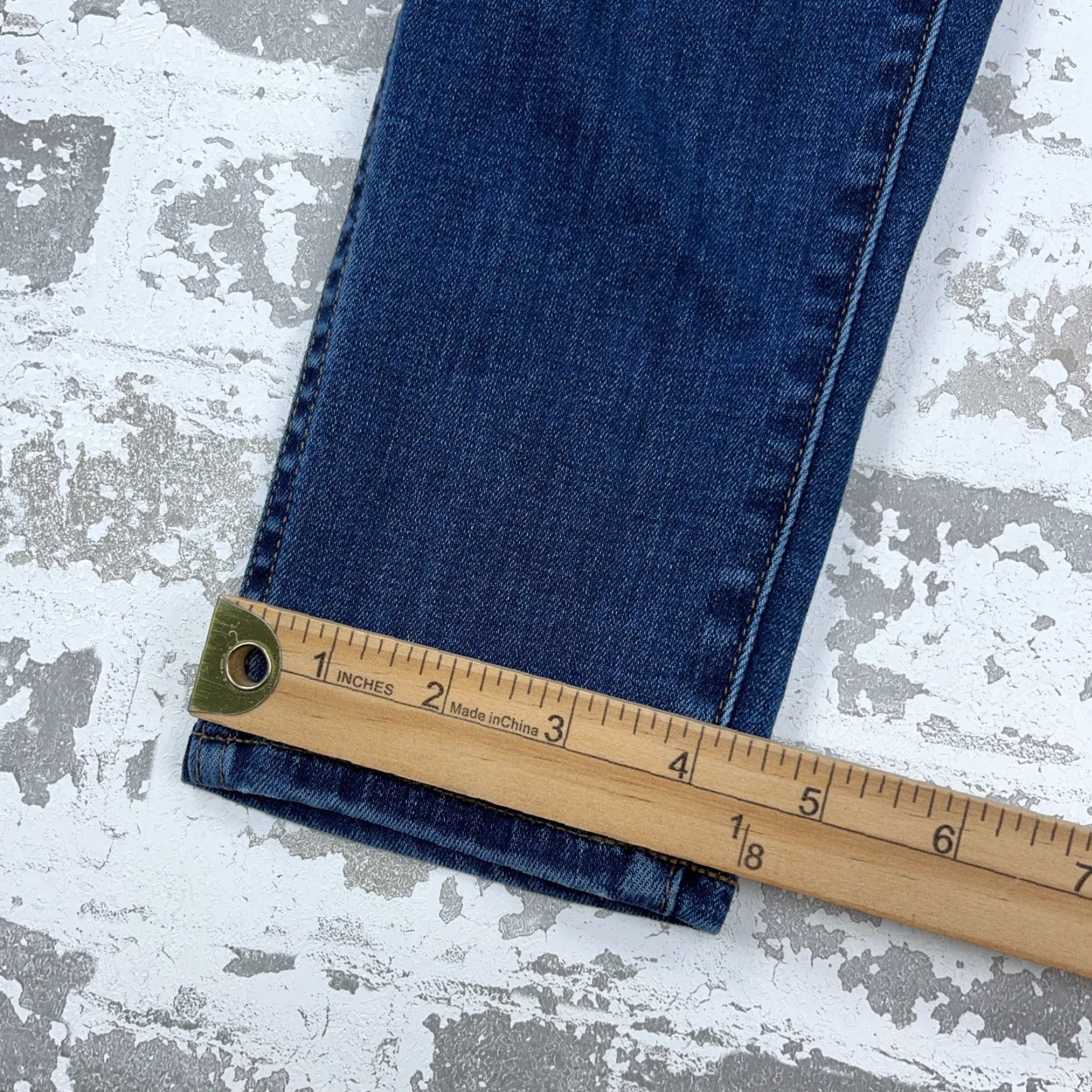 Madewell Madewell Jeans Women 28 High Rise Skinny Fit Dark Wash Stretch Faded Pants Size 28" / US 6 / IT 42 - 7 Thumbnail