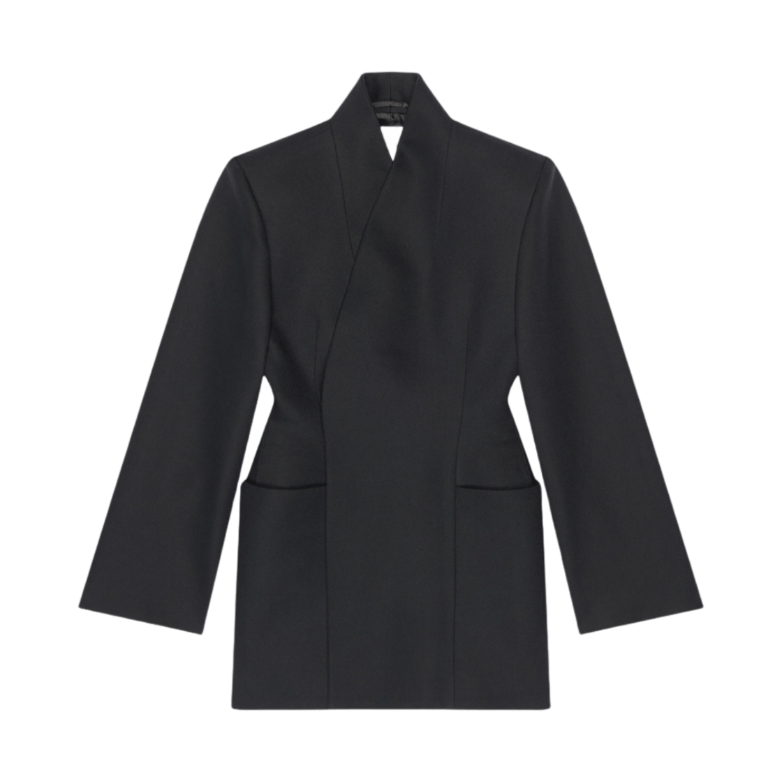 Balenciaga o1tr1nto1125 Minimal Hourglass Jacket in Black Size XL / US 12-14 / IT 48-50 - 1 Preview