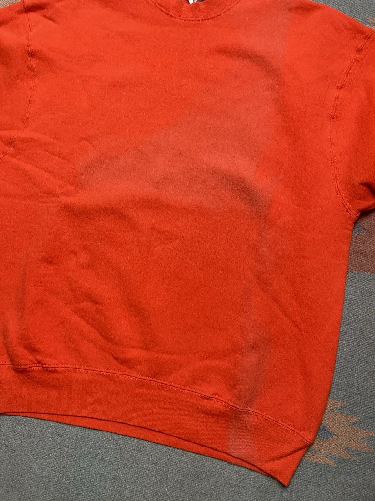 Fruit Of The Loom × Vintage Vtg 90s sweatshirt fruit of loom blank faded heavy cotton XL Size US XL / EU 56 / 4 - 2 Thumbnail