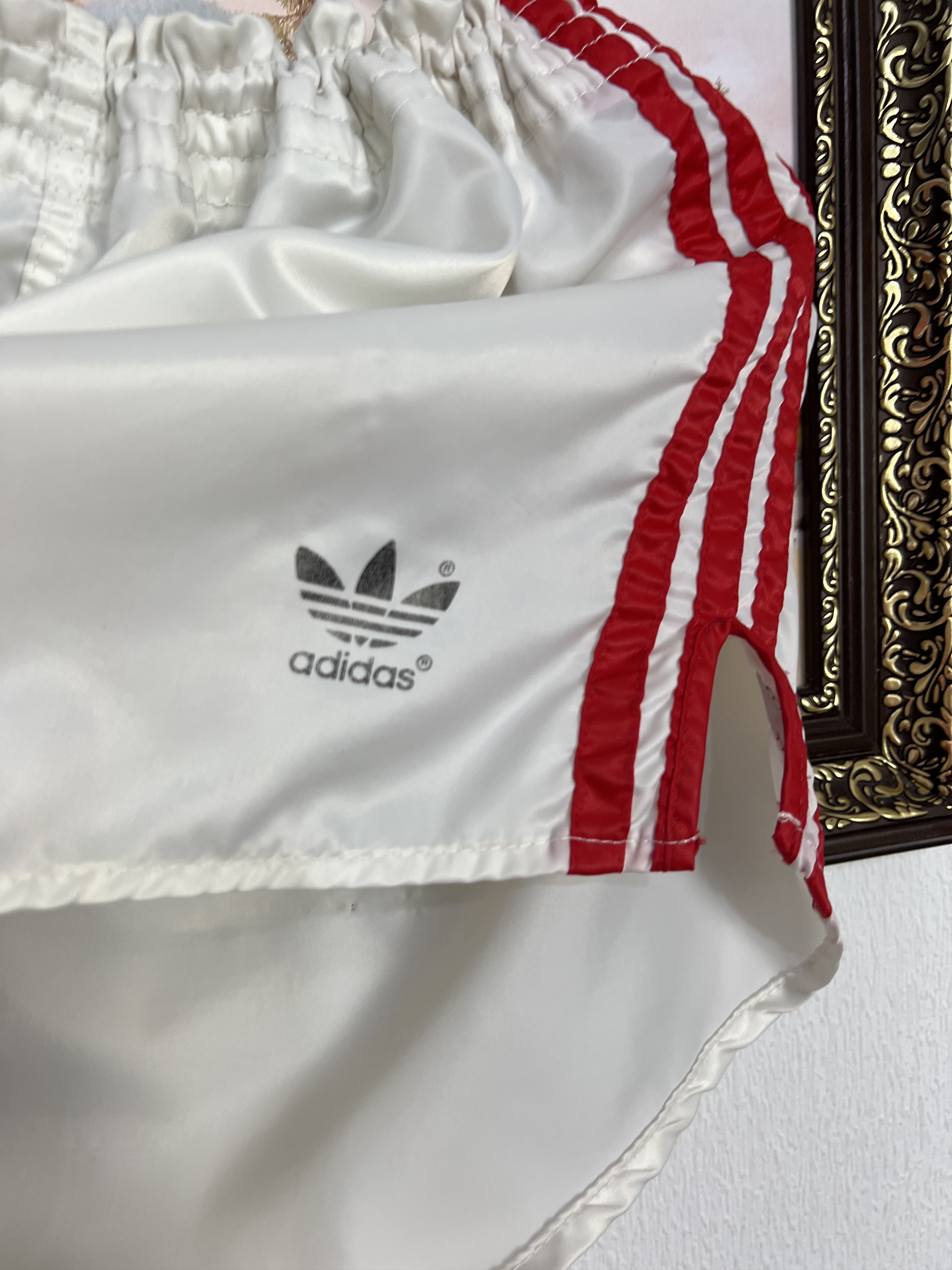 Adidas Vintage 90's West Germany Nylon Shorts Run Athletic L Size US 34 / EU 50 - 4 Thumbnail
