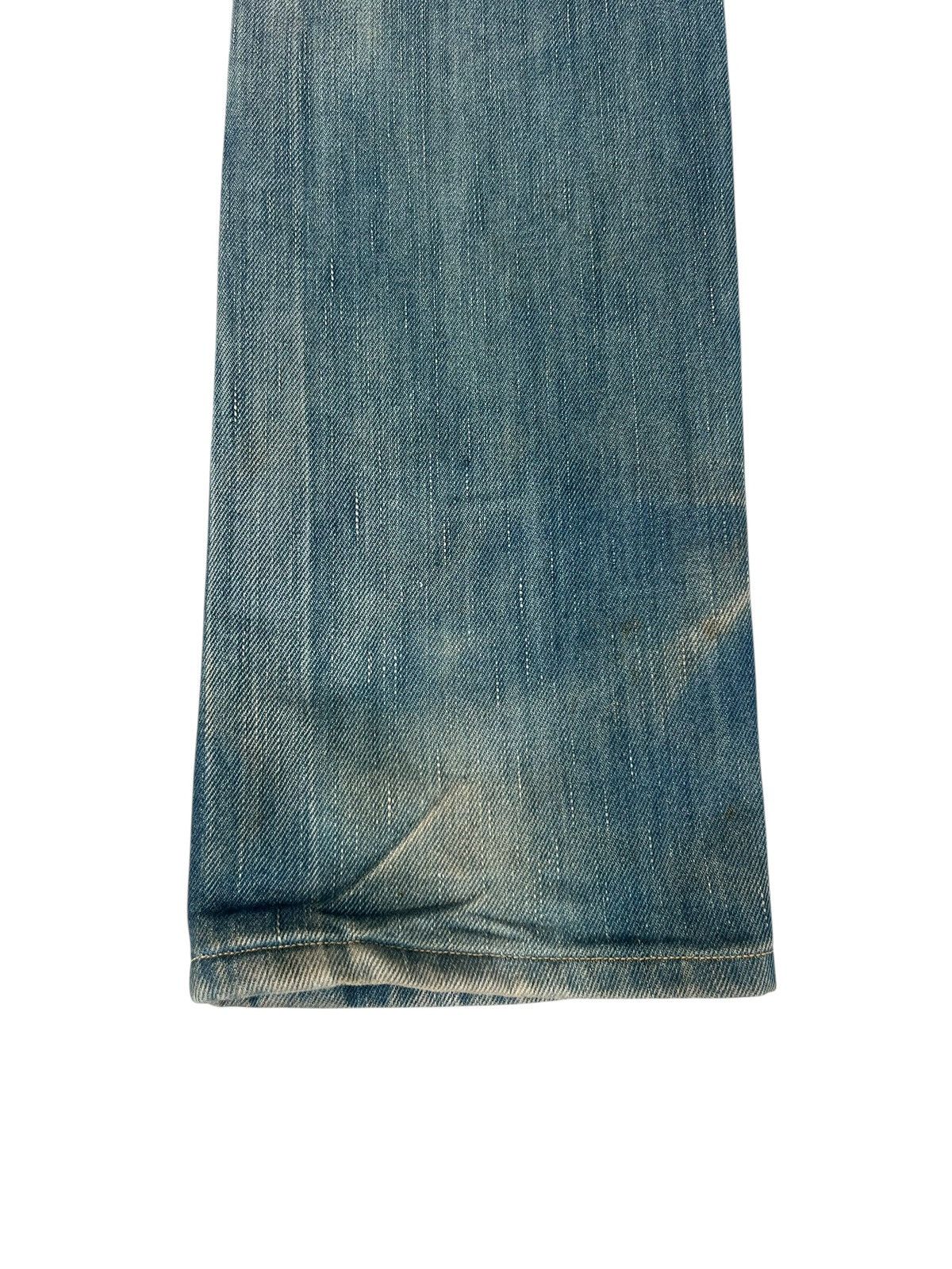 Levi's 2004 Levi’s Red Dirty Mud Stains Denim Patchwork Jeans Thick Size US 29 - 17 Thumbnail