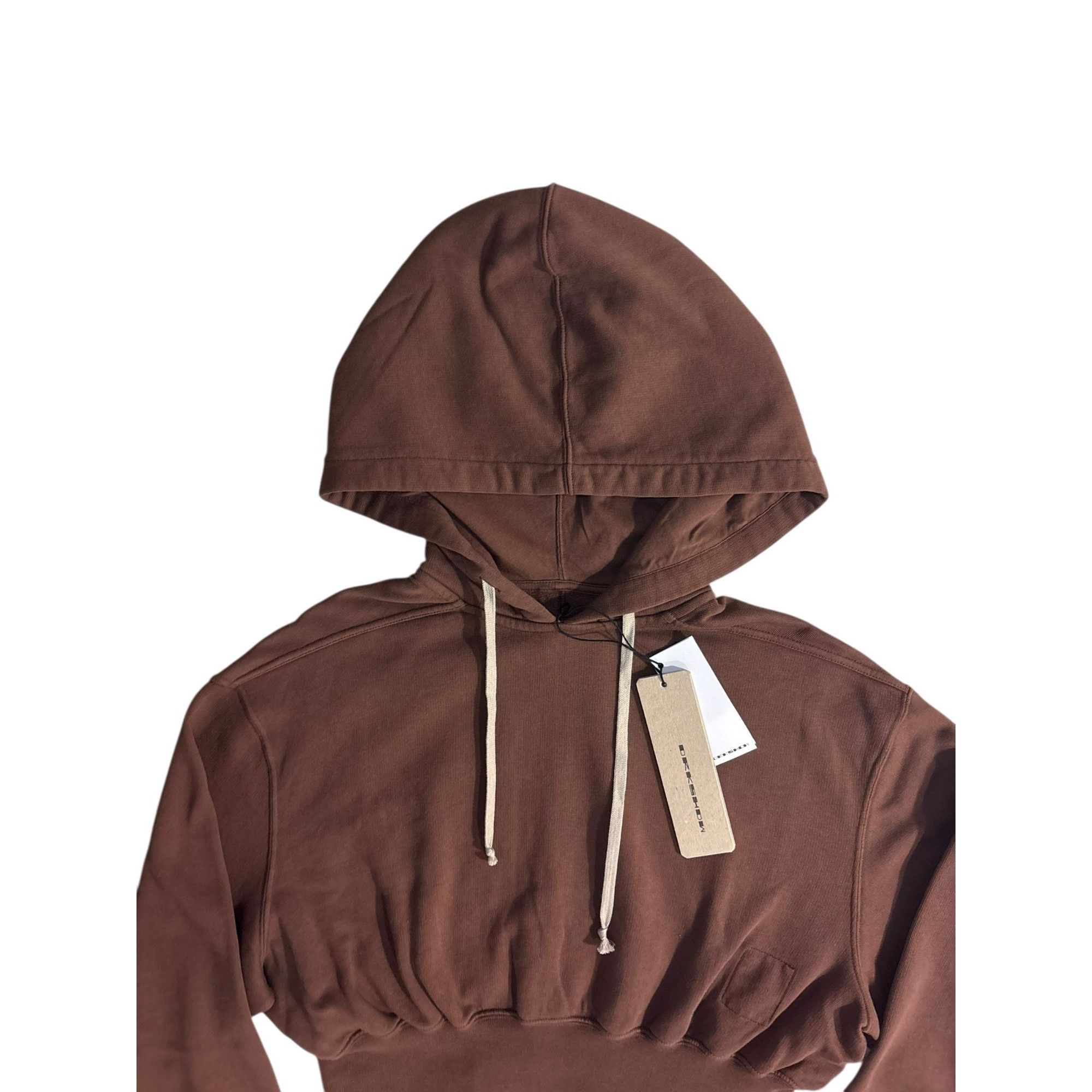Rick Owens Drkshdw ♚ Rick Owens DRKSDHW Cropped Hoodie ♚ Size S / US 4 / IT 40 - 2 Thumbnail