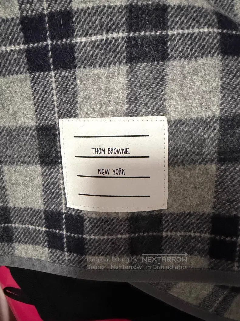 Thom Browne Thom Browne Gray Wool Cardigan and Plaid Skirt Set Size S / US 4 / IT 40 - 5 Thumbnail
