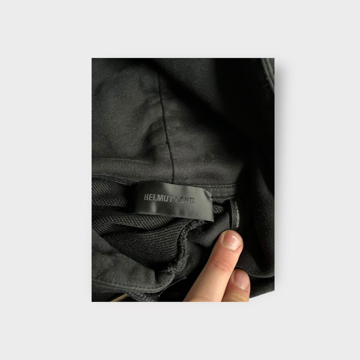 Helmut Lang Helmut Lang Black Hoodie Size US L / EU 52-54 / 3 - 5 Thumbnail